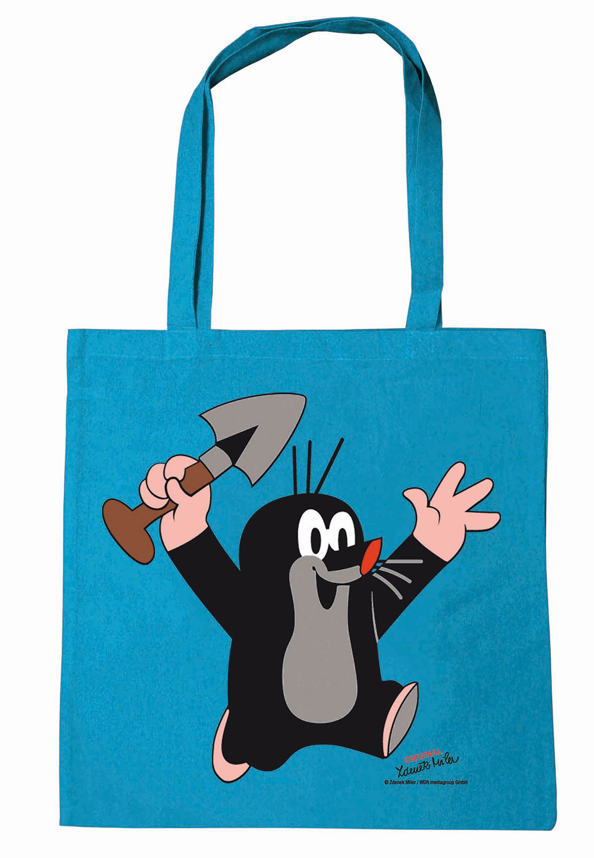 LOGOSHIRT Henkeltasche "Baumwolltasche Der kleine Maulwurf", mit coolem Dru günstig online kaufen