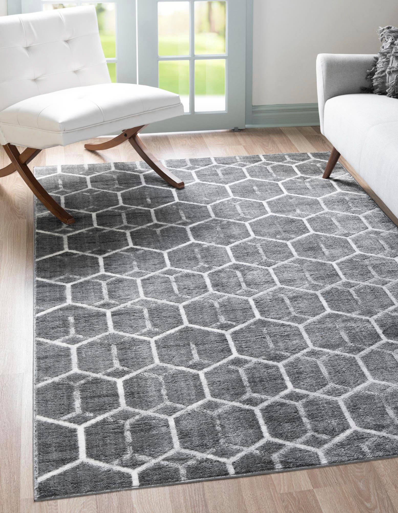 Myflair Möbel & Accessoires Teppich »Titan Trellis Lagerräumung«, rechteckig, 13 mm Höhe, Kurzflor, gewebt, modernes geometrisches Design