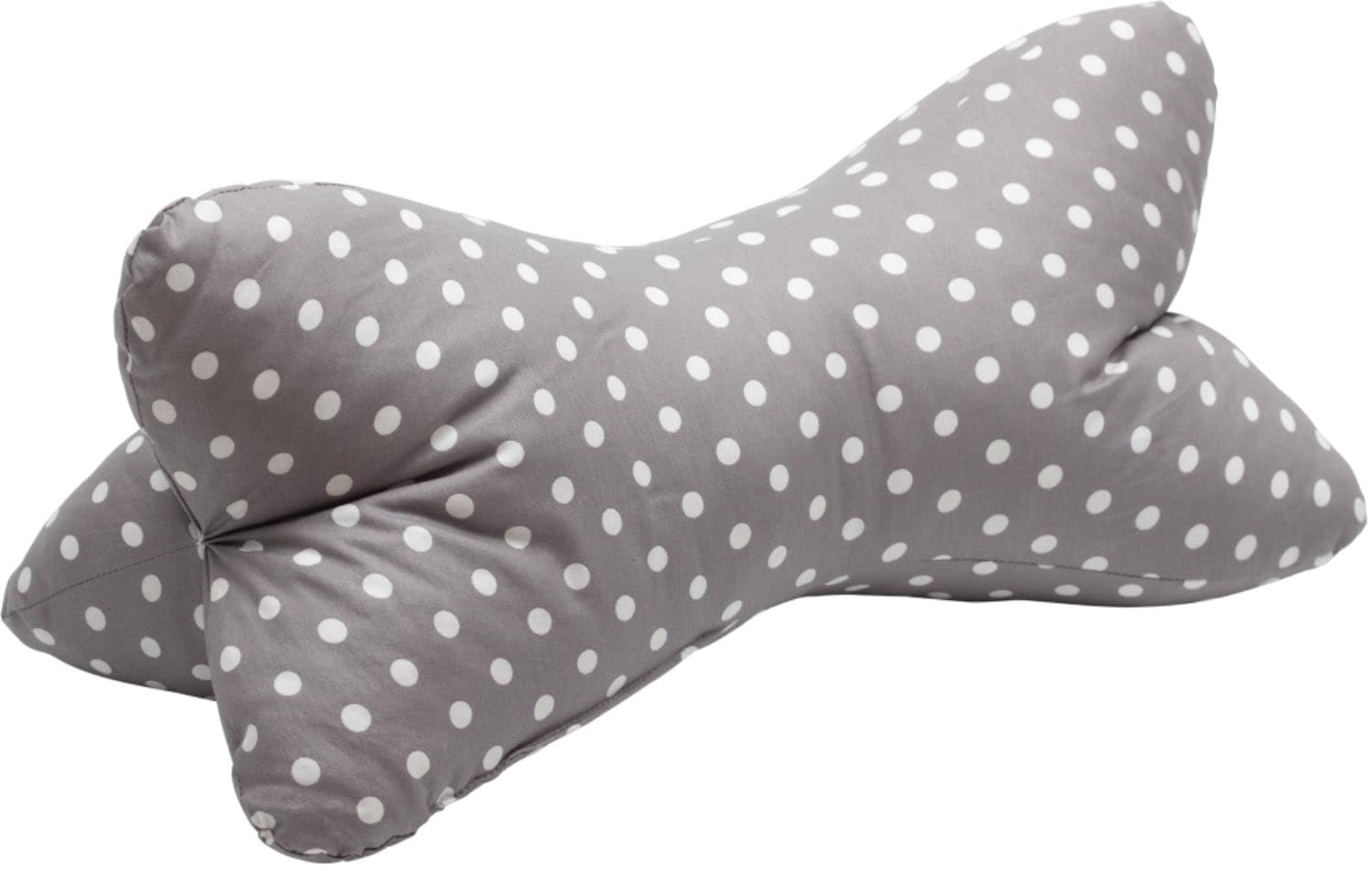 herbalind Nackenkissen "Leseknochen grau" gemustertes Nackenkissen, Kopfkis günstig online kaufen