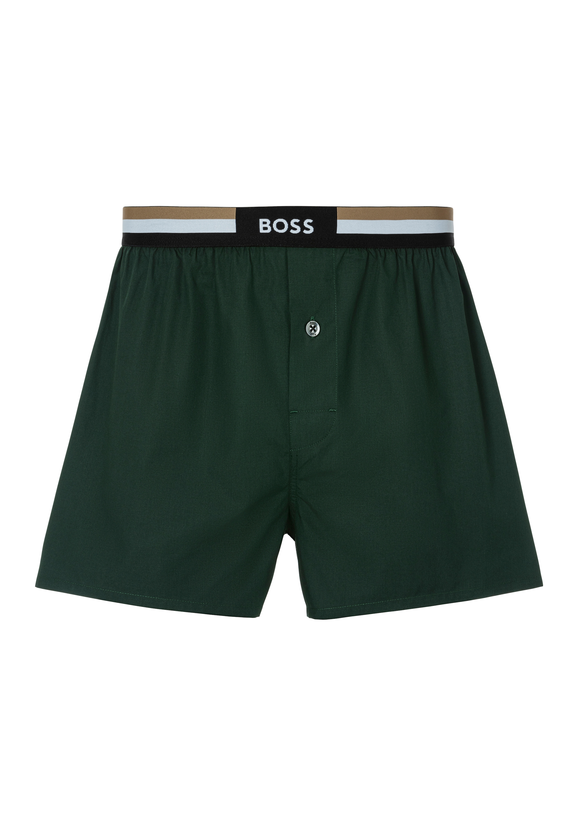 BOSS Webboxer, (Packung, 2er-Pack), mit Markenlogo im Bund günstig online kaufen