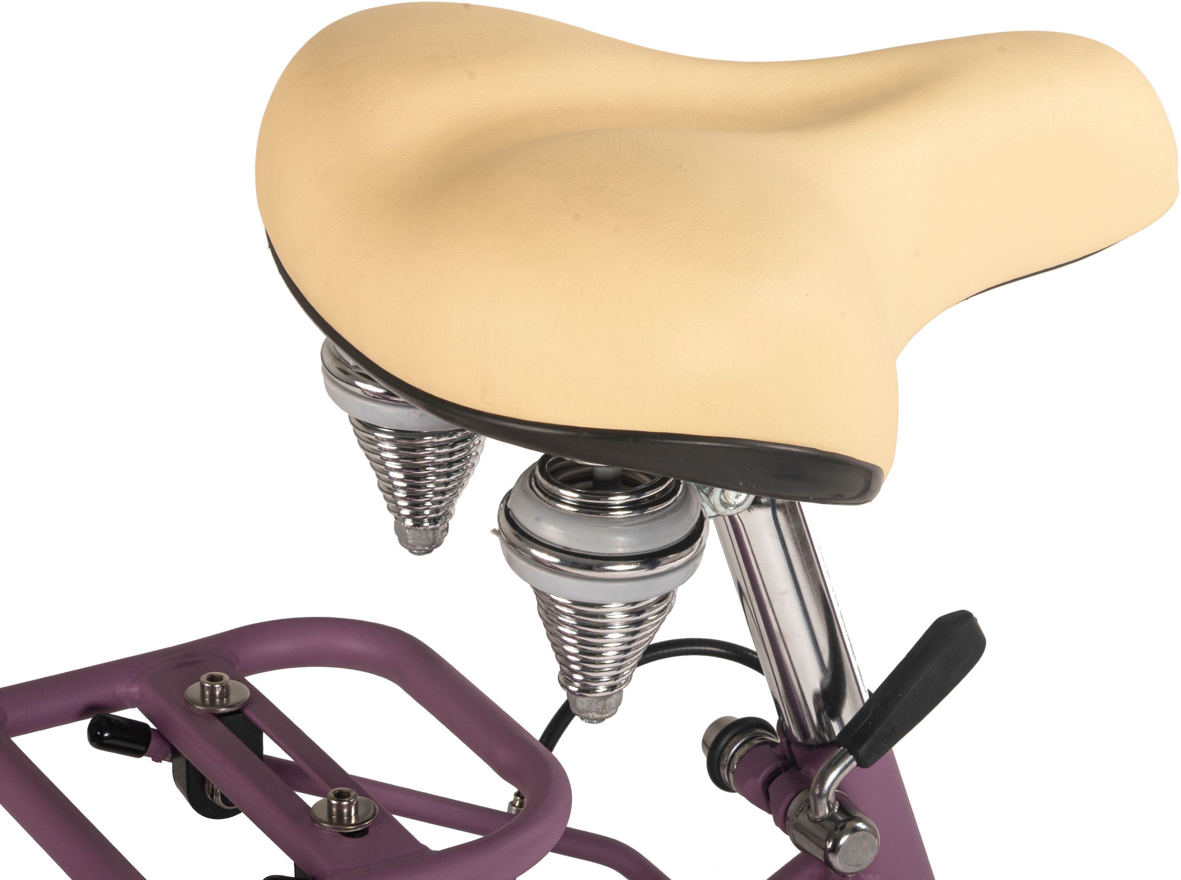 Dacapo Cityrad »Balloon Damenrad 28'' lila 6 Gänge 48 cm«, 6 Gang, Shimano, Tourney Schaltwerk, Kettenschaltung