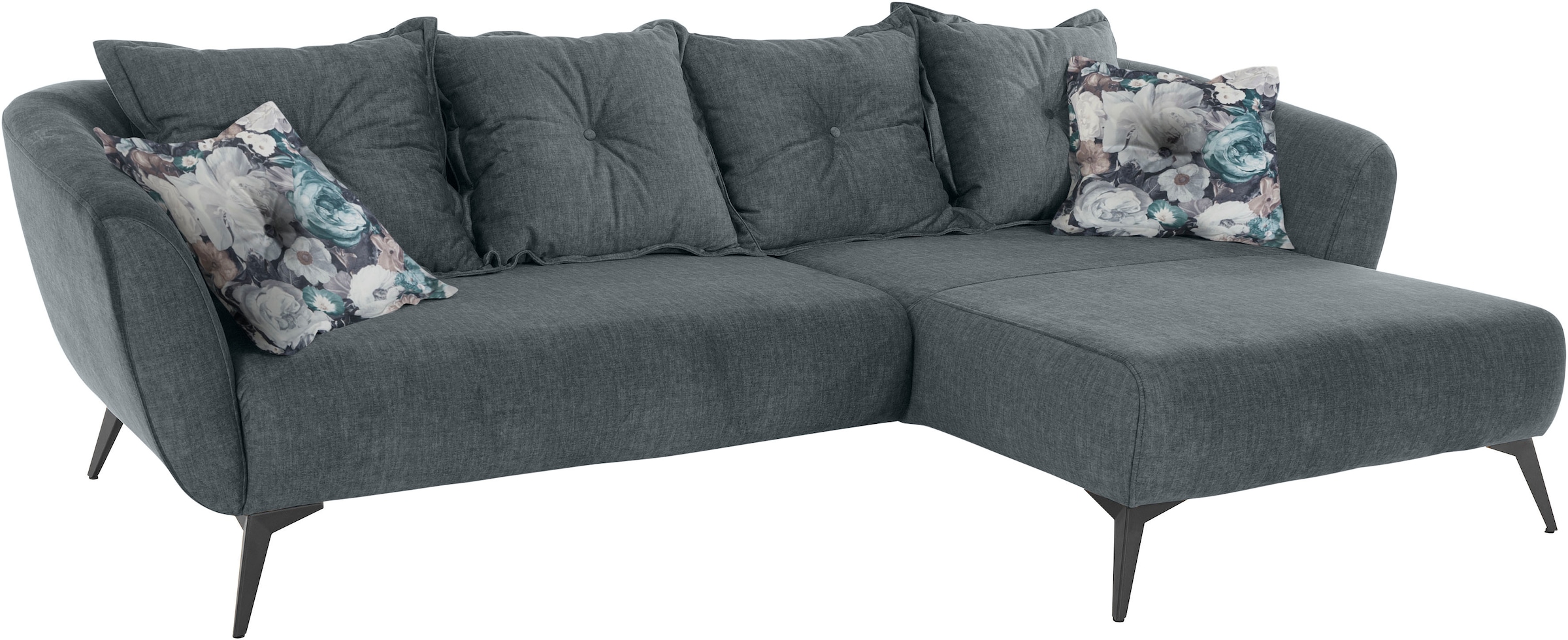 INOSIGN Ecksofa »Baggio L-Form«, Zierkissen inklusive