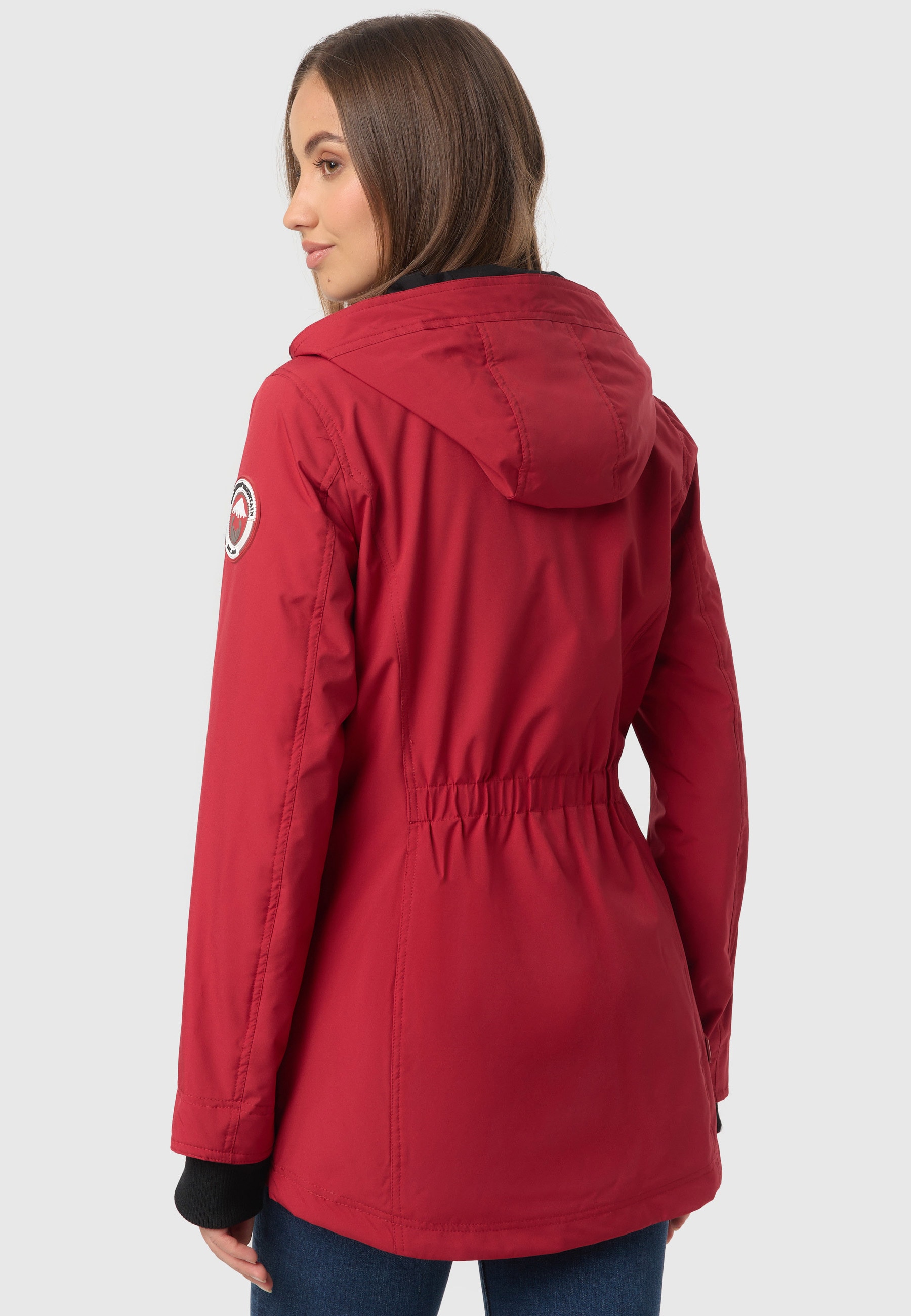 Marikoo Outdoorjacke »Honigbeere«, sportliche Übergangsjacke mit Kapuze