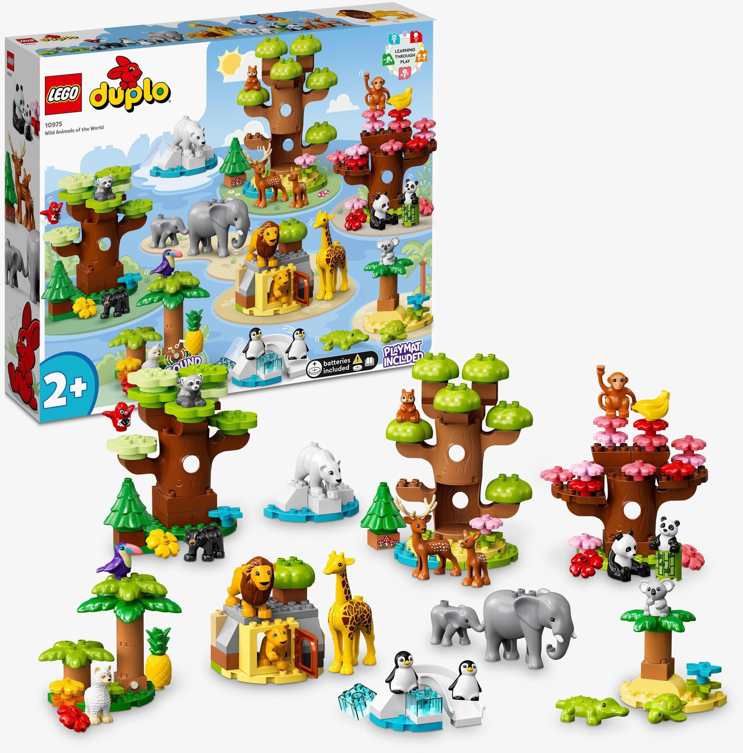 LEGO® Konstruktionsspielsteine »Wilde (10975), DUPLO«, Tiere der BAUR | LEGO® Europe Welt in (142 St.), Made