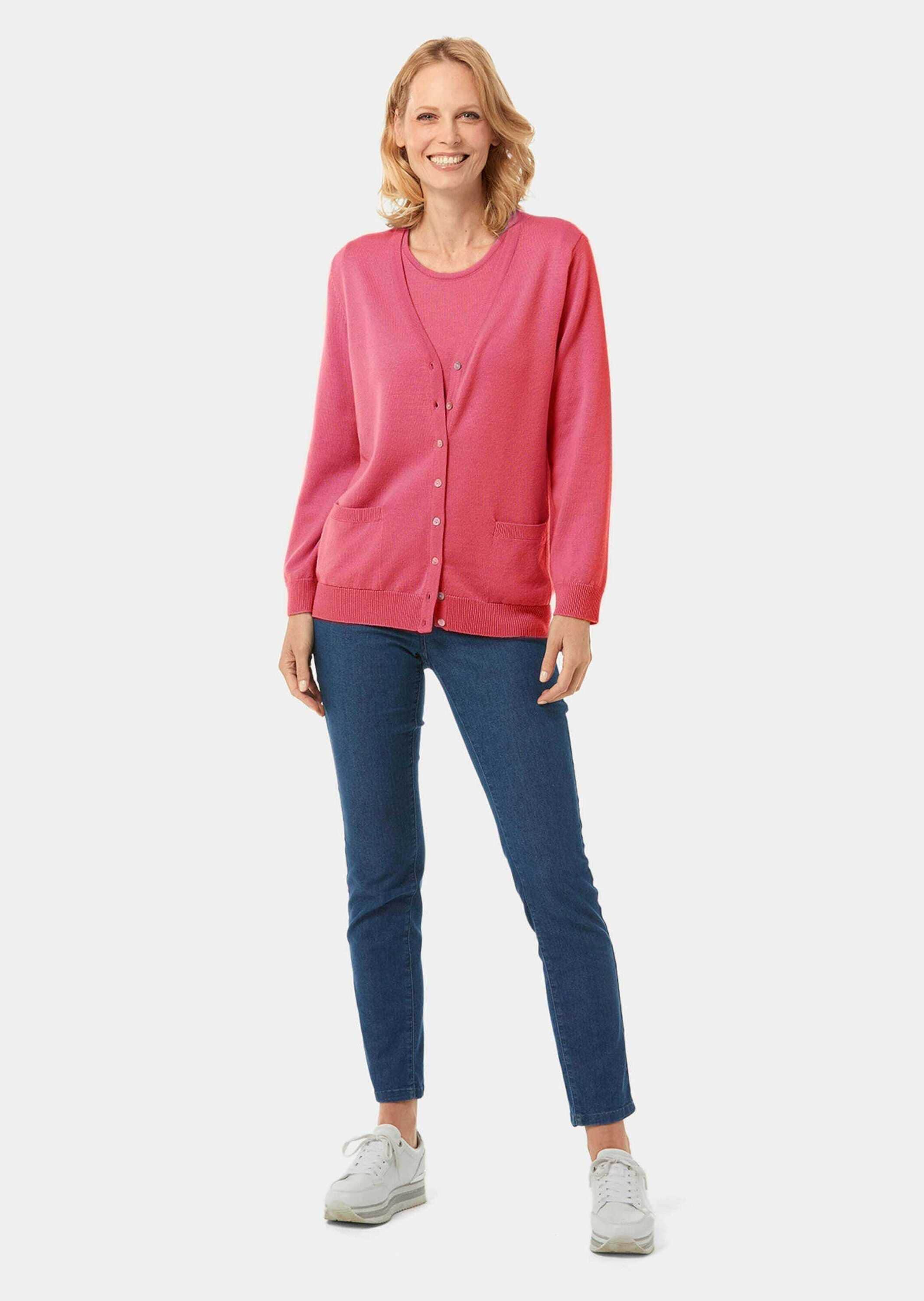 GOLDNER Strickpullover »Strickset Strick-Twinset aus Merino-Schurwolle«