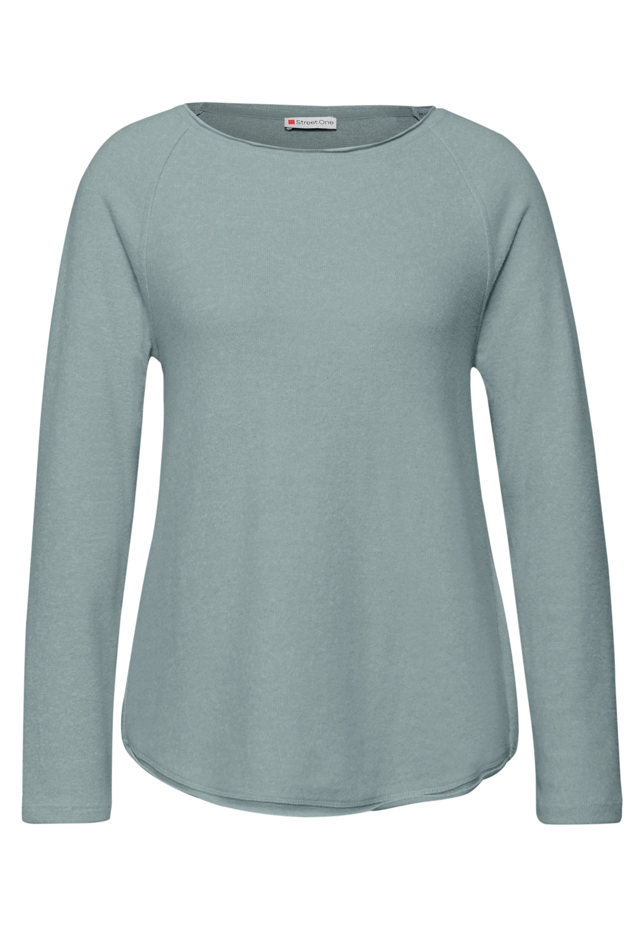 STREET ONE Langarmshirt, aus softem Materialmix