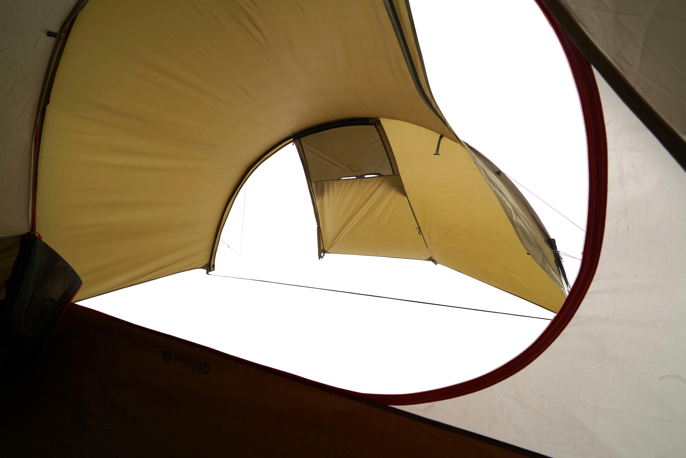 Nordisk Tunnelzelt »Oppland 4 PU Tent Dark Olive«, 4 Personen, (Packung, 1 tlg.)