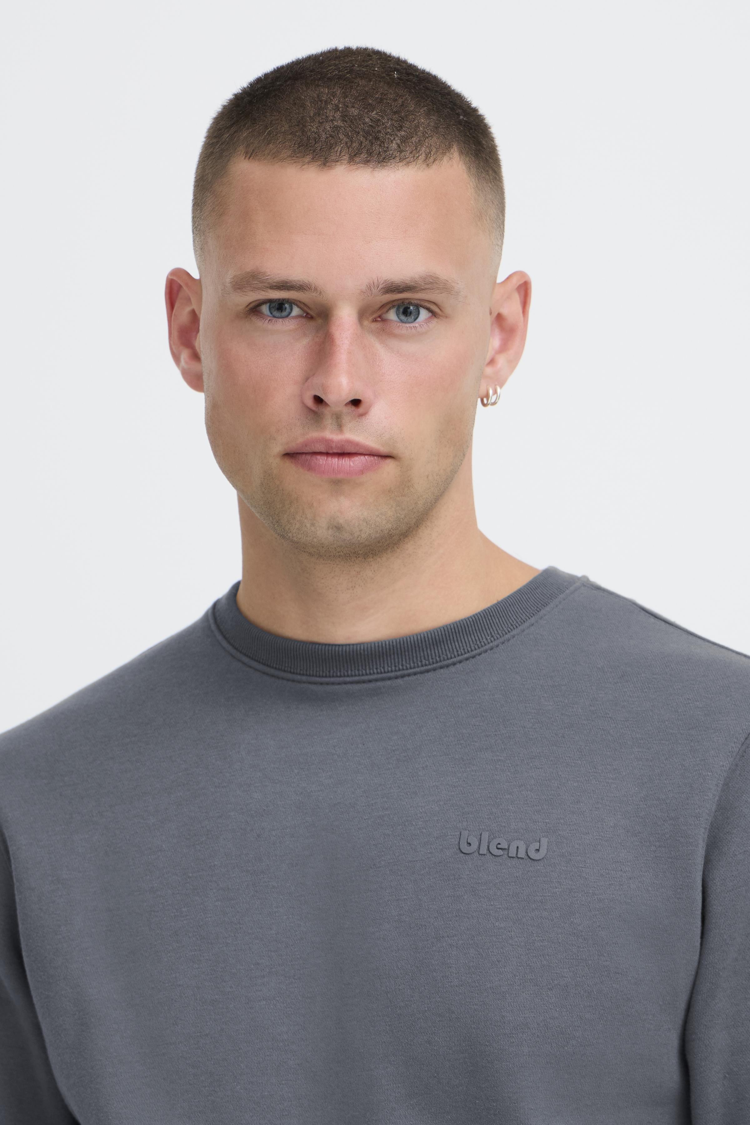 Thumbnail - Blend Sweatshirt "BHDOWNTON CREW NECK SWEAT NOOS", Baumwollmischung, normal geschnitten