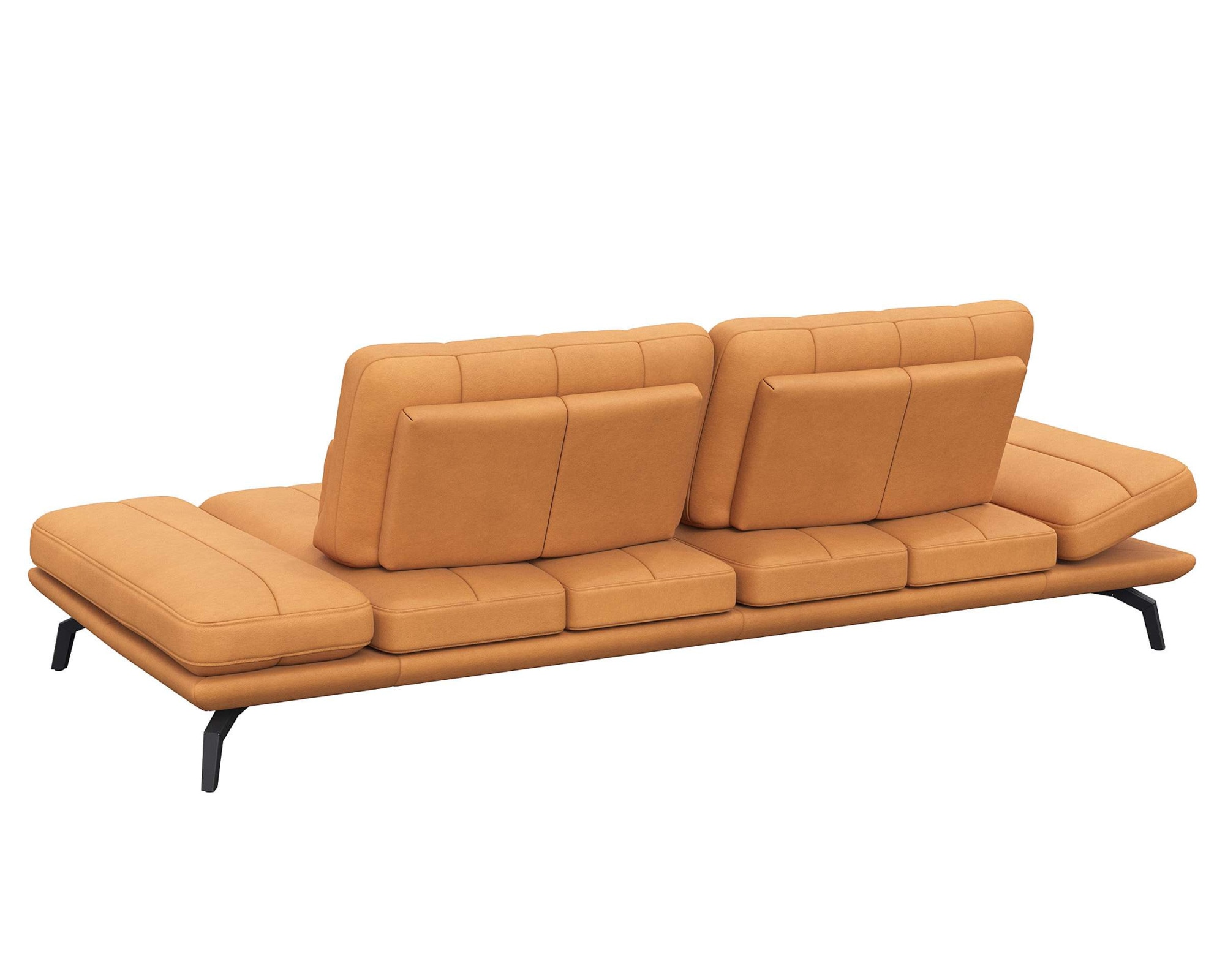 FLEXLUX 3-Sitzer »Tropea Funktionssofa, Designsofa, Relaxfunktion, TV-Couch,«, mit Armteilverstellung sowie Sitztiefenverstellung, Breite 252 cm