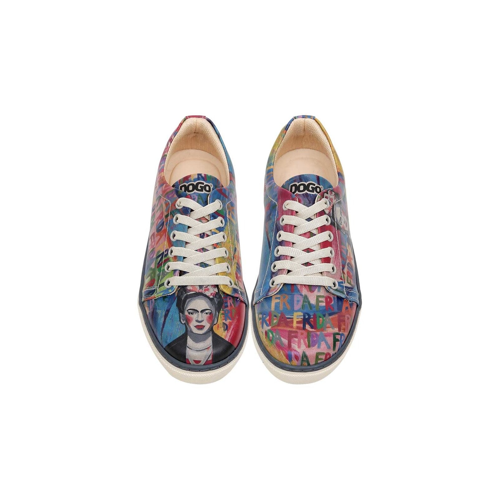 DOGO Sneaker »Sneaker Frida-Kahlo-In-Letters Damen Sneaker / Female«, Vegan