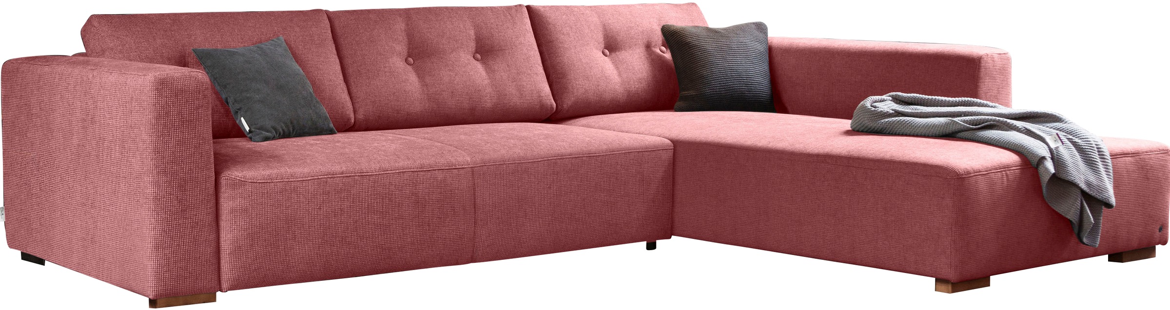 TOM TAILOR HOME Ecksofa »HEAVEN CHIC M«, aus der COLORS COLLECTION, wahlweise mit Bettfunktion & Bettkasten