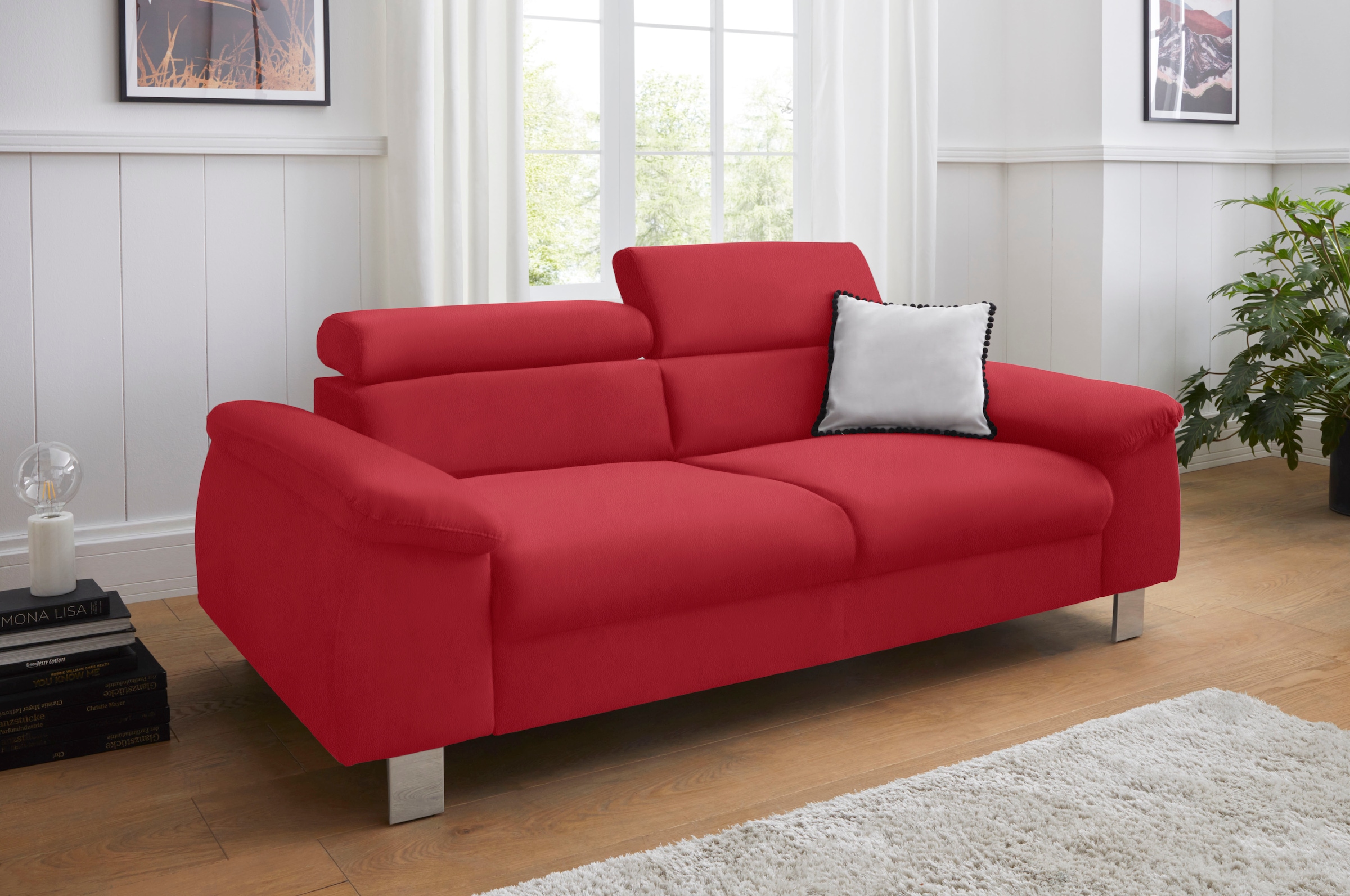 COTTA 3-Sitzer "Komaris, B: 193 cm" mit Kopfteilverstellung günstig online kaufen