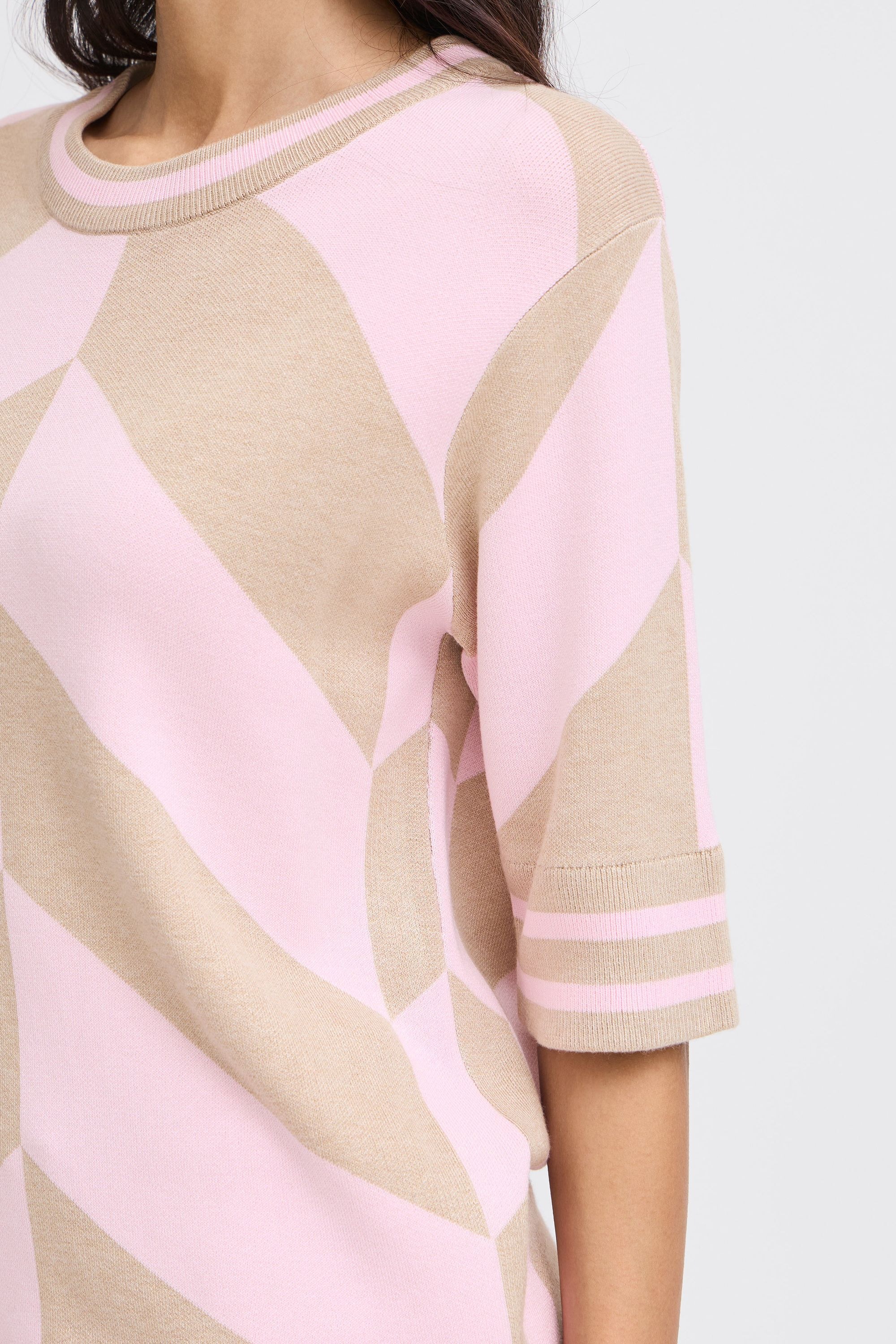 b.young Strickpullover »Strickpullover BYMMMORLA SS GEOMETRIC«