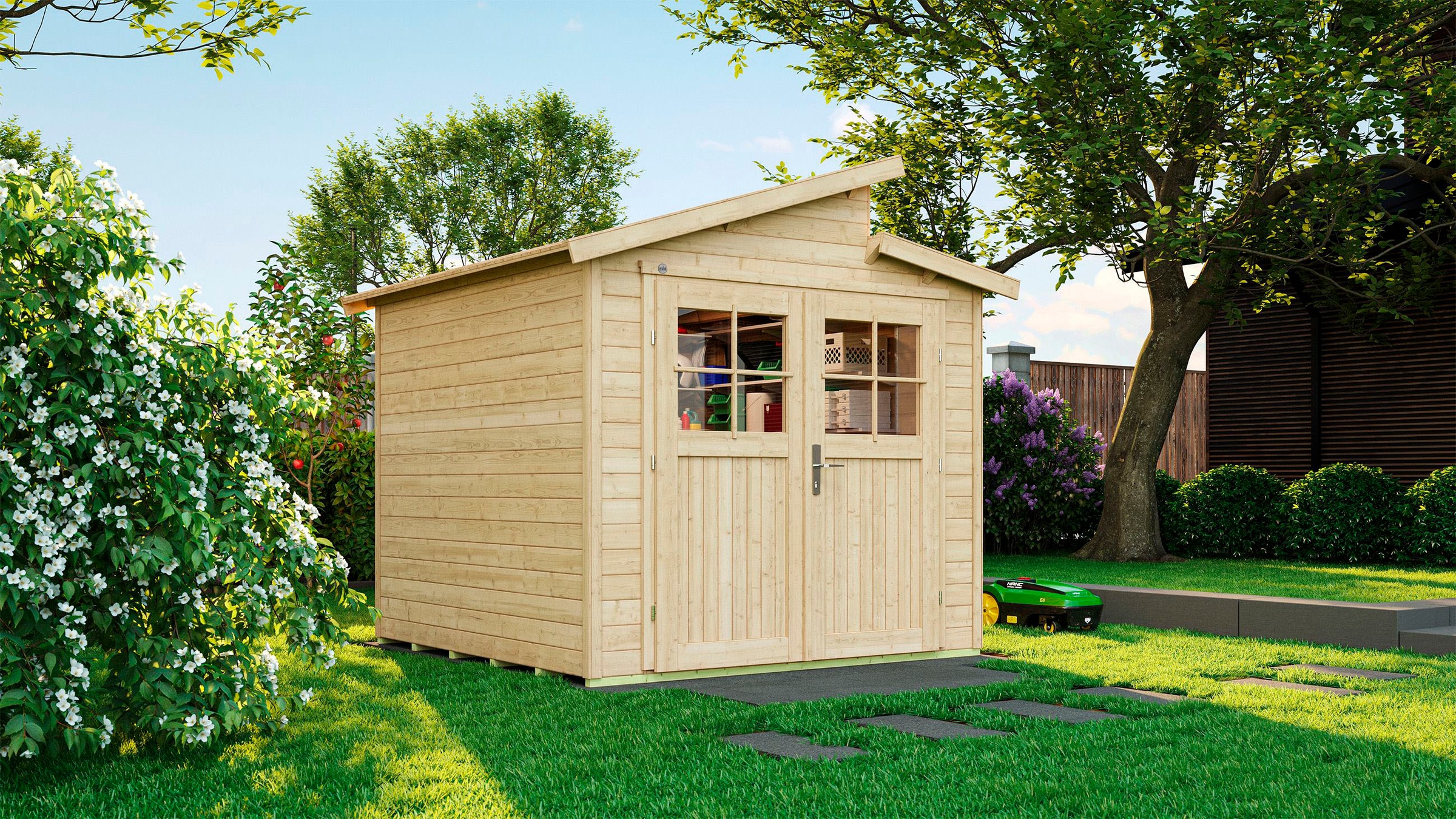 weka Gartenhaus »226 Gr.2, natur, 21 mm«