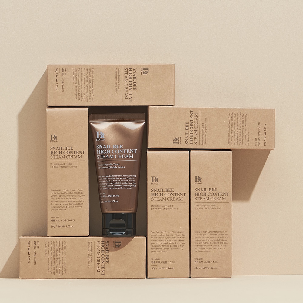 Benton Feuchtigkeitscreme »SNAIL BEE HIGH CONTENT STEAM CREAM« intensive Feuchtigkeitscreme für anspruchsvolle und reife Haut