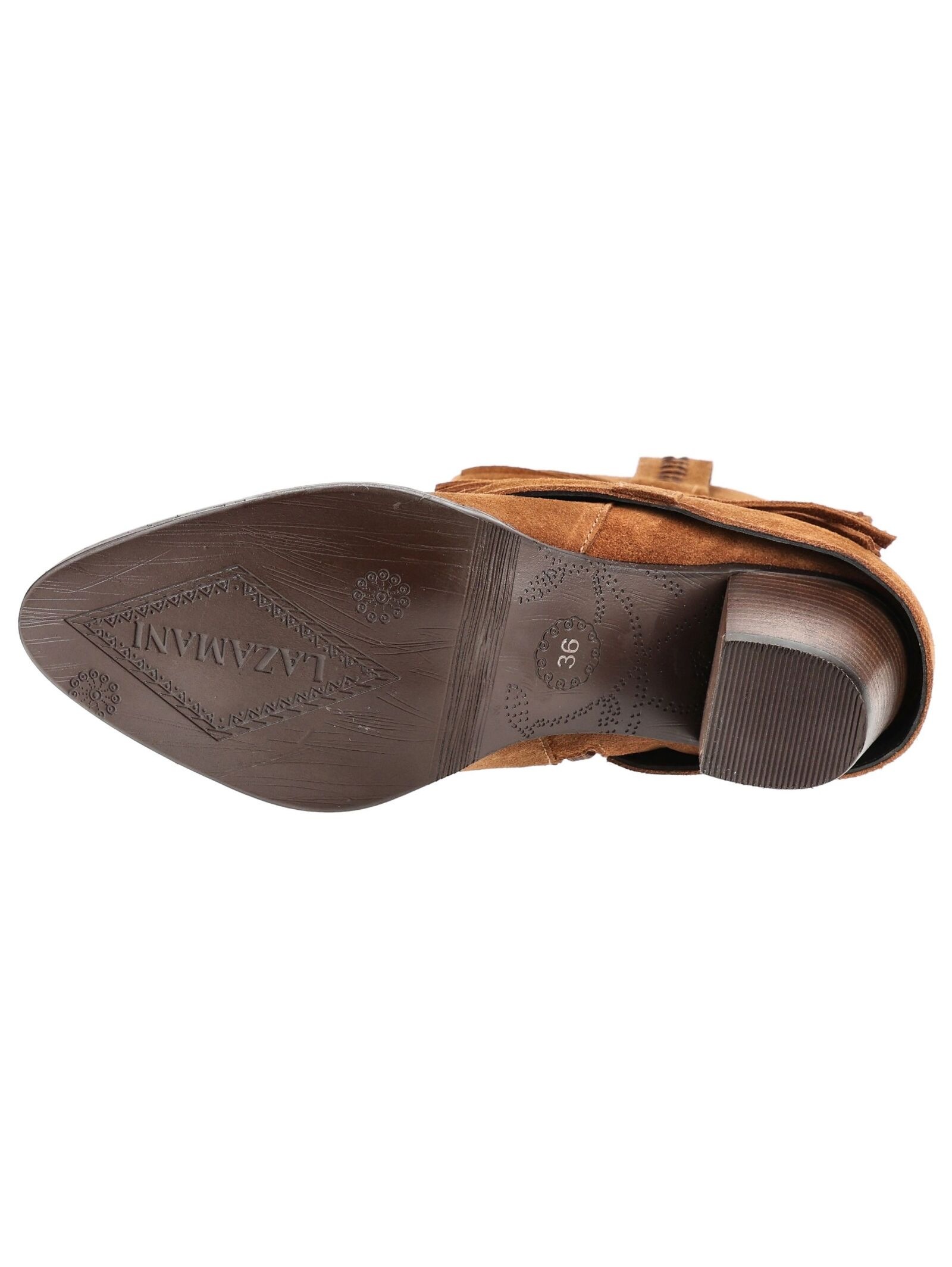 Lazamani Bikerboots »Lazamani Stiefelette Veloursleder«
