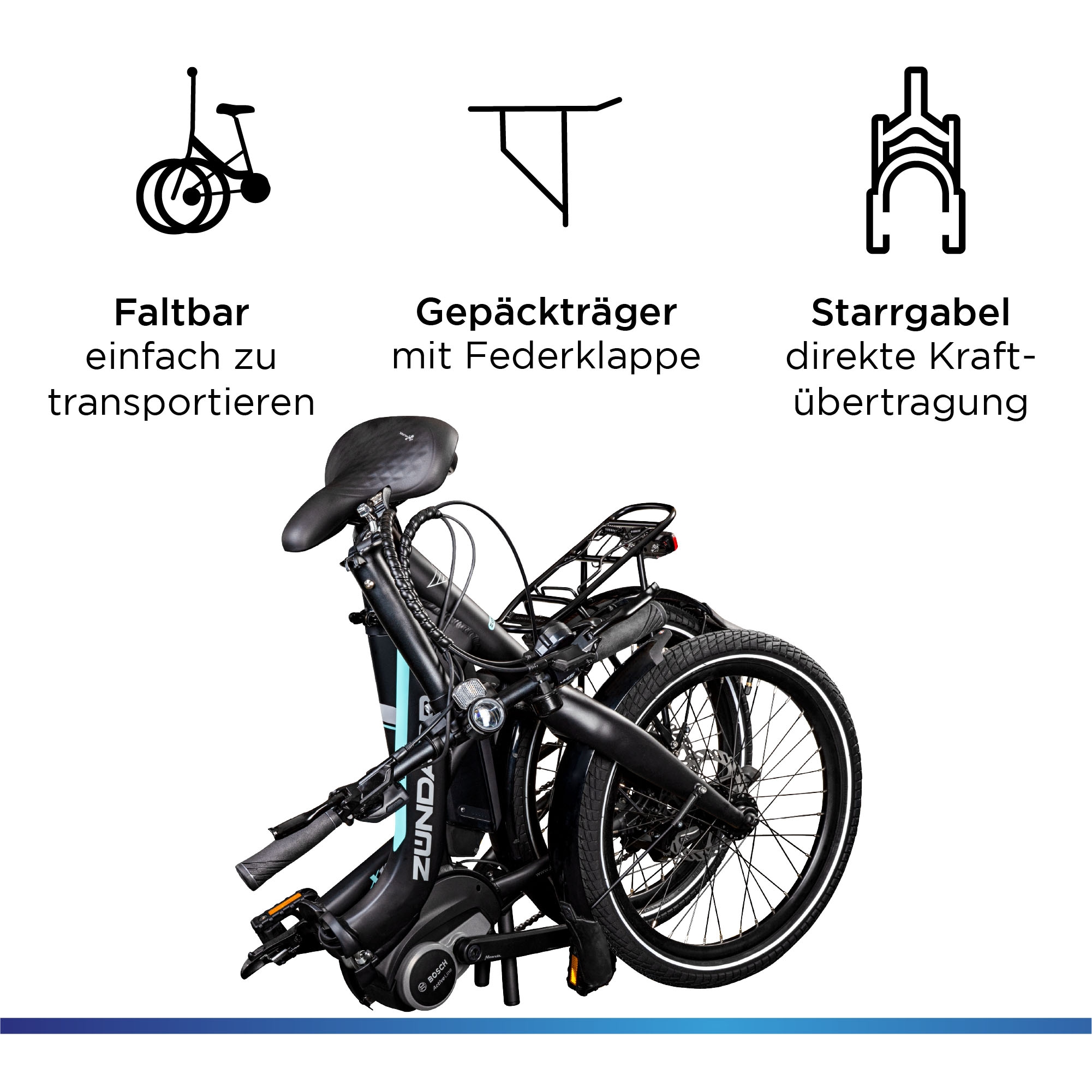 Zündapp E-Bike »X100«, 9 Gang, Shimano, Sora, Mittelmotor 250 W, Pedelec, Elektrofahrrad für Damen u. Herren