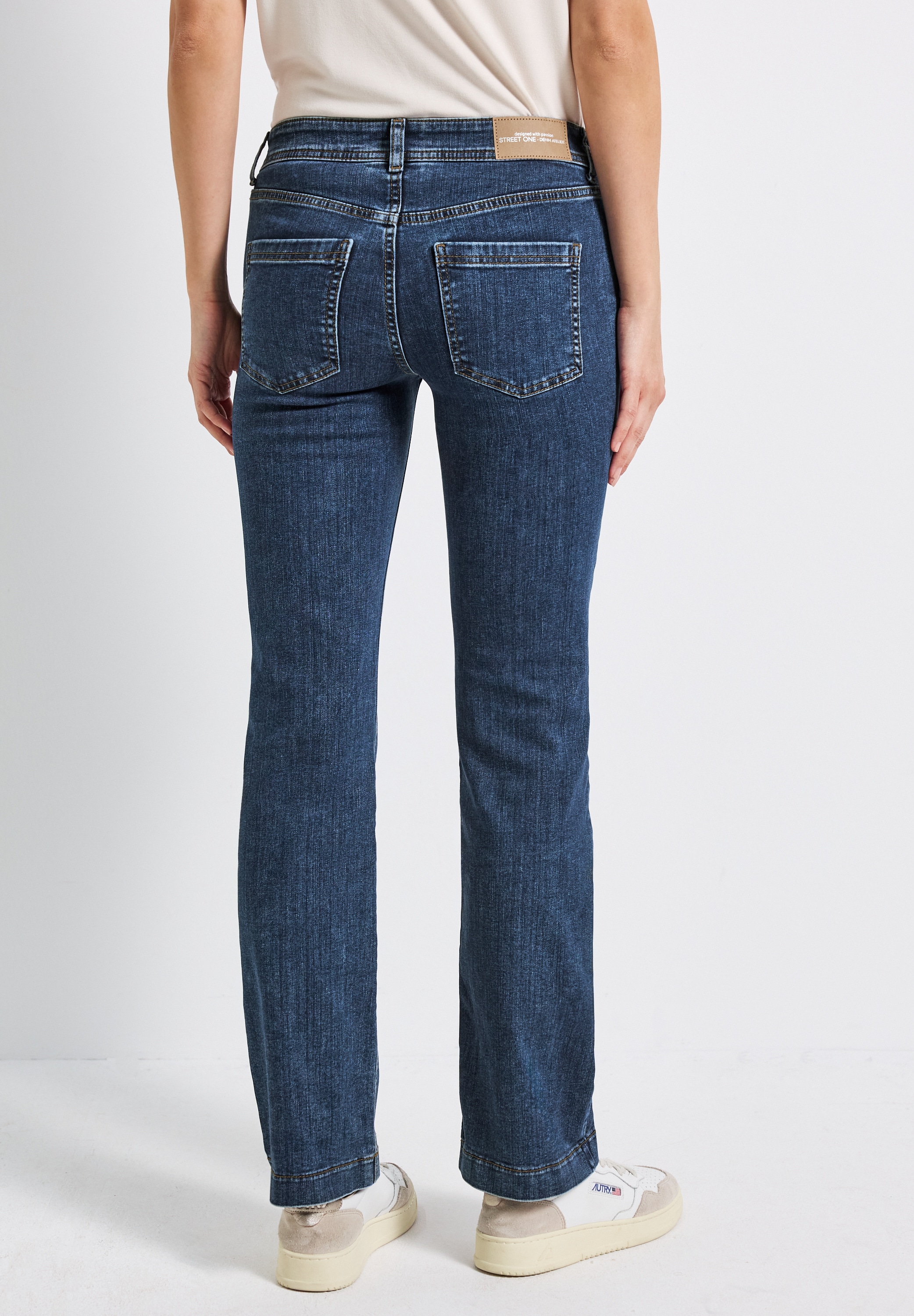 STREET ONE Slim-fit-Jeans, Middle Waist günstig online kaufen
