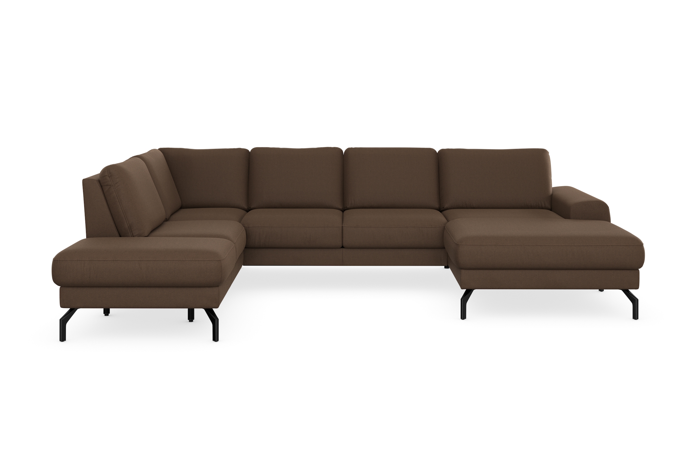 sit&more Wohnlandschaft »Cinturo U-Form«, inklusive Sitztiefenverstellung und Federkern, Sitzhöhe 48 cm