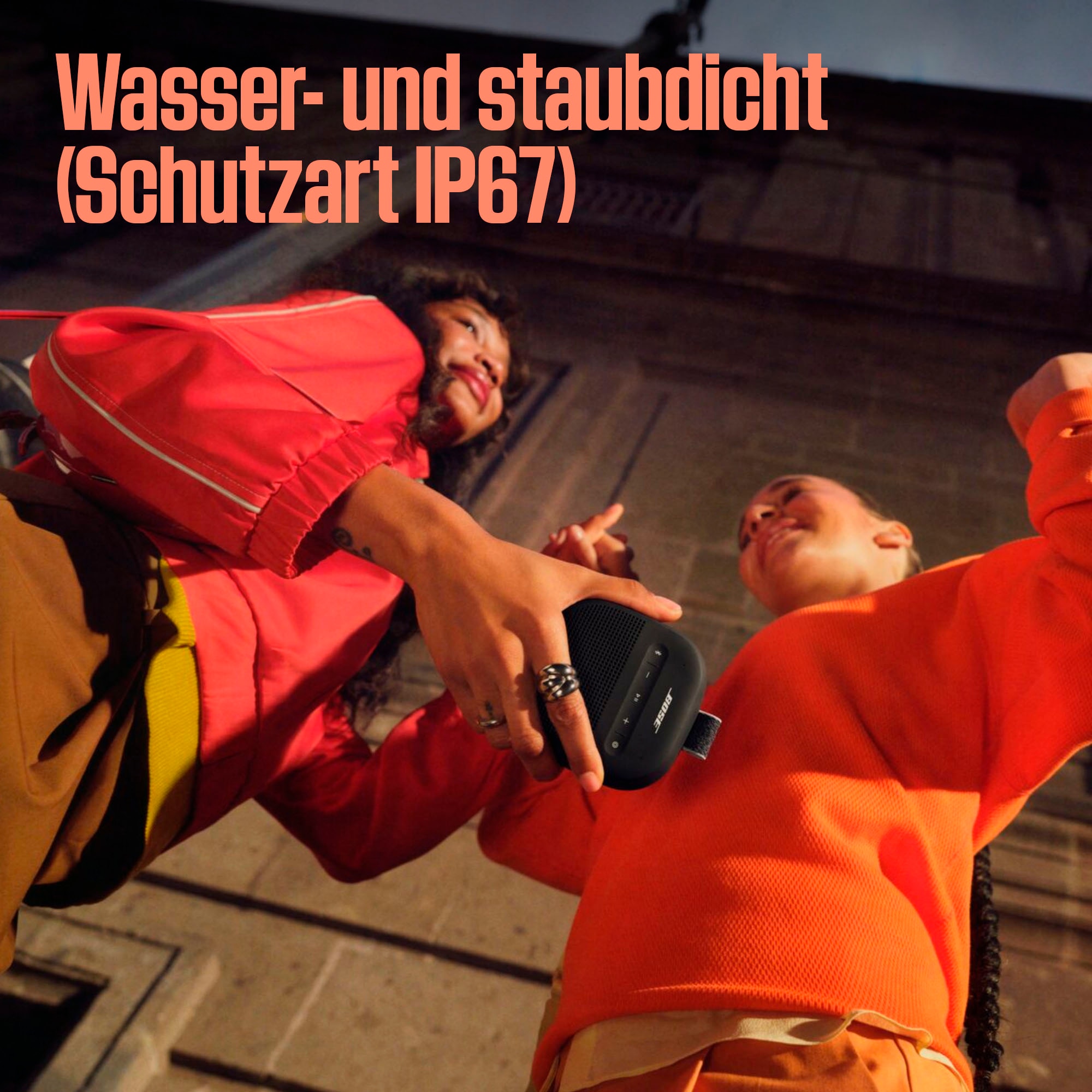 Bose Portable-Lautsprecher »SoundLink Micro (2. Gen.)« Stereo (Bluetooth App-Steuerung | Equalizer | Kabellos | Lautstärkeanpassung | PARTYCAST TECHNOLOGIE )