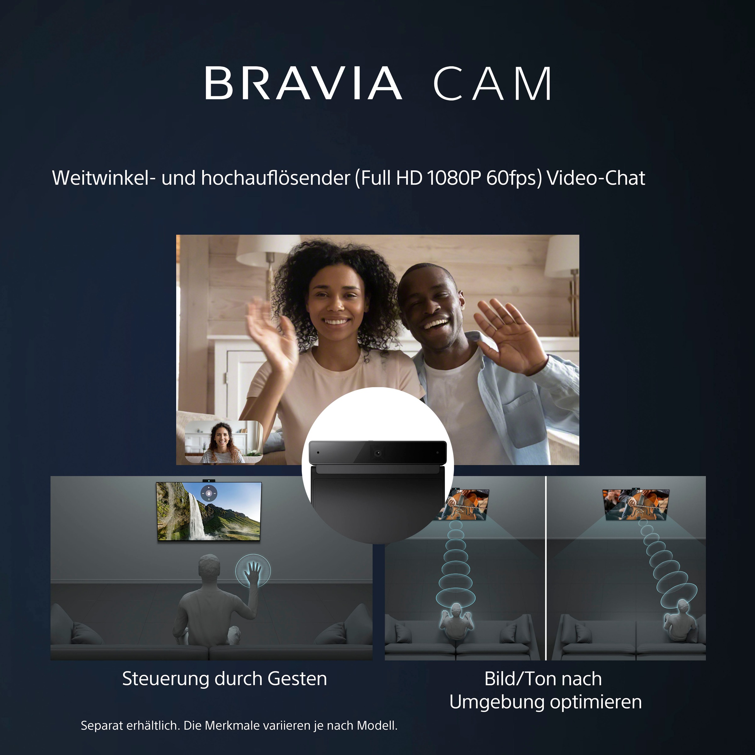 Sony Mini-LED-Fernseher »XR-75X95L«, 4K Ultra HD, Google TV, Smart-TV, TRILUMINOS PRO, BRAVIA CORE, mit exklusiven PS5-Features