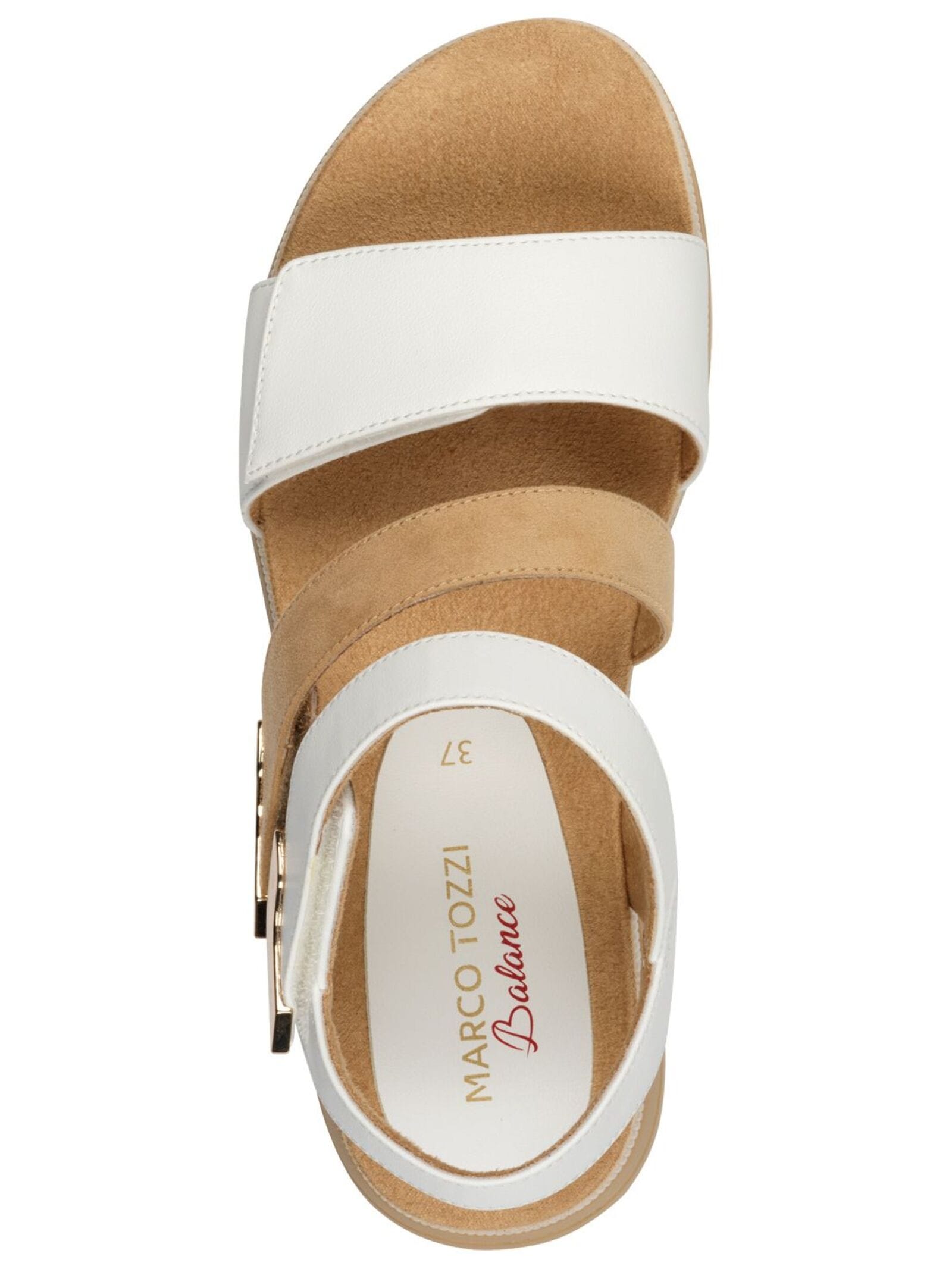 MARCO TOZZI Riemchensandale »Marco Tozzi Sandalen Lederimitat/Textil«