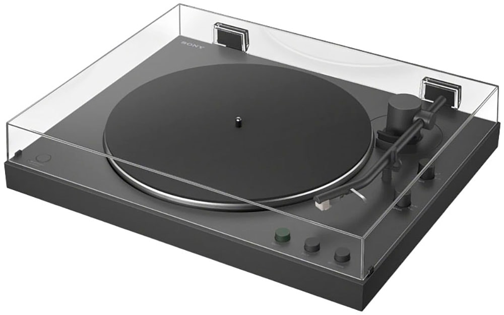Sony Plattenspieler »PS-LX3BT + SRS-XB100« Vollautomatik, Hi Res Wi, Riemenantrieb, Phono Vorv., Staubschutzhaube