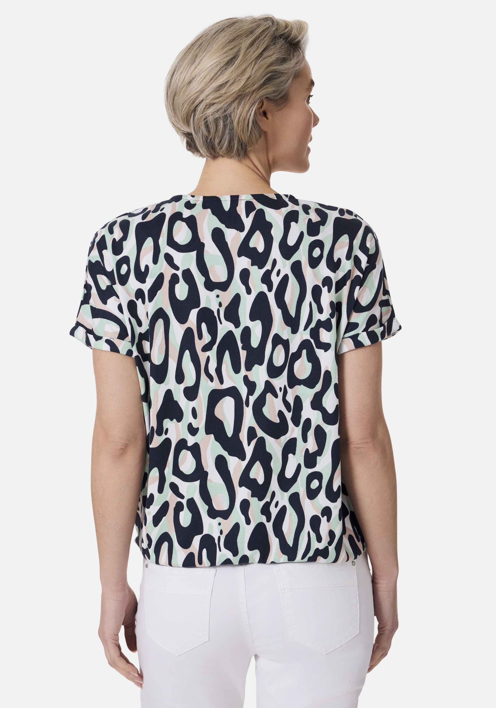 STOOKER WOMEN Kurzarmshirt "CLEA Print T-Shirt", Regular Fit T-Shirt Spitze günstig online kaufen