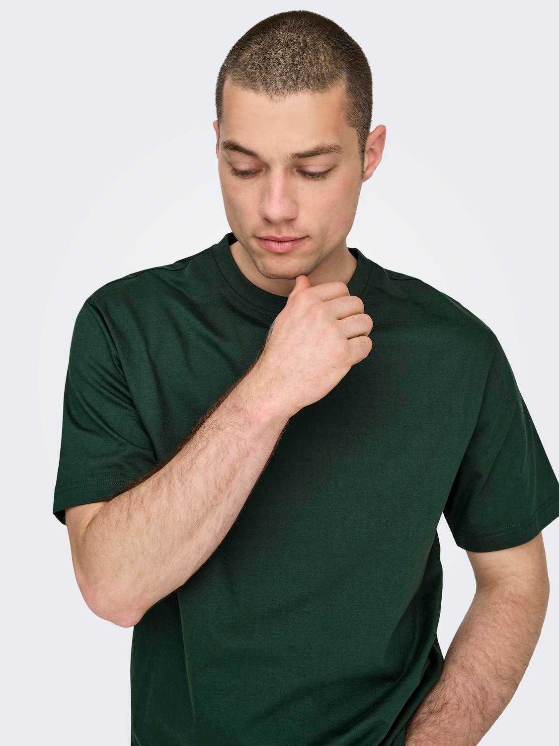 ONLY & SONS Rundhalsshirt »ONSFRED RLX SS TEE«