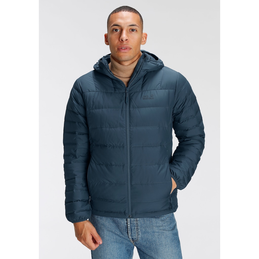 Jack Wolfskin Daunenjacke »STANLEY«, mit Kapuze, Wasserabweisend & Winddicht & Atmungsaktiv