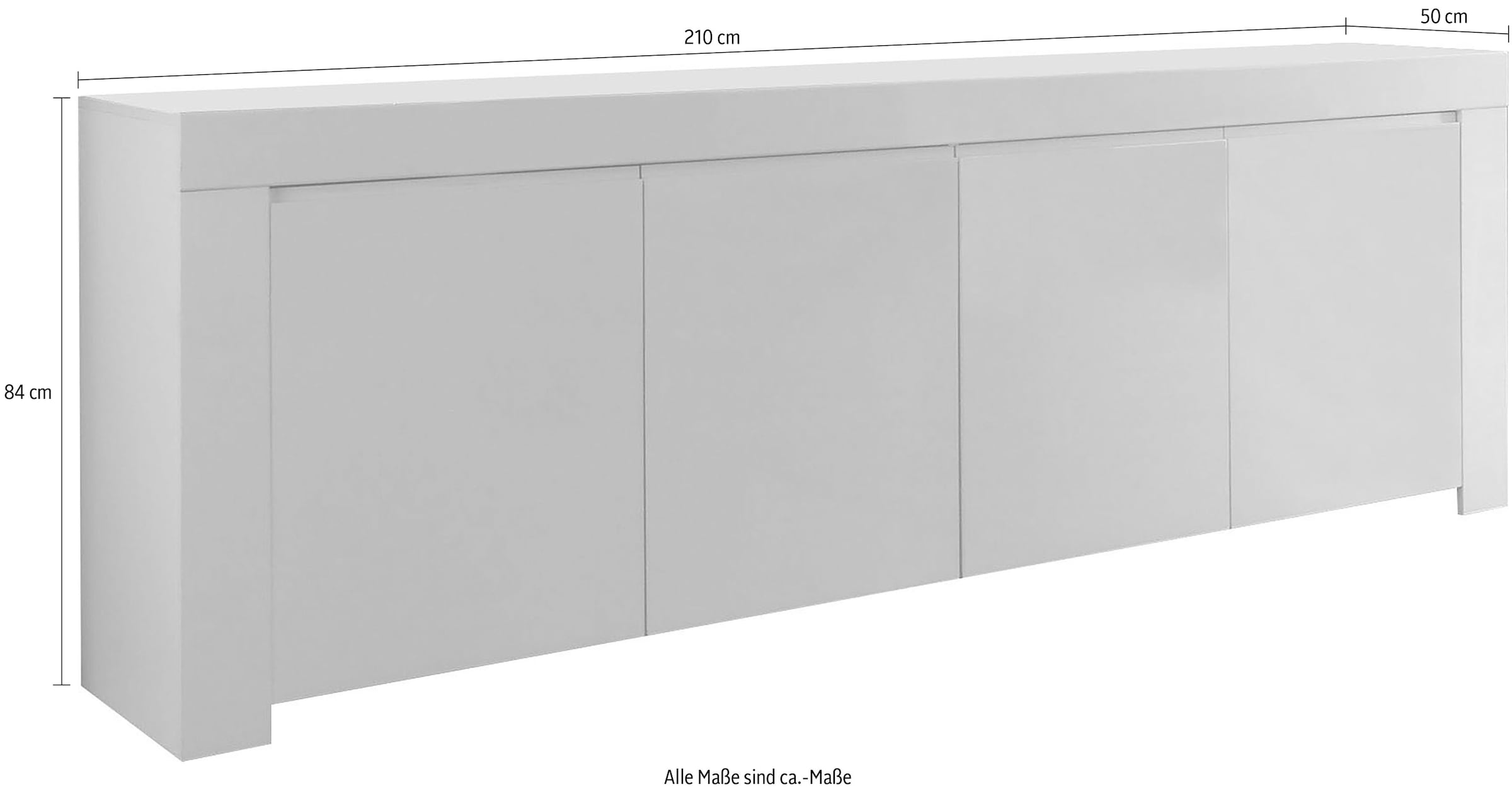 LC Sideboard »Amalfi«, Breite 210 cm