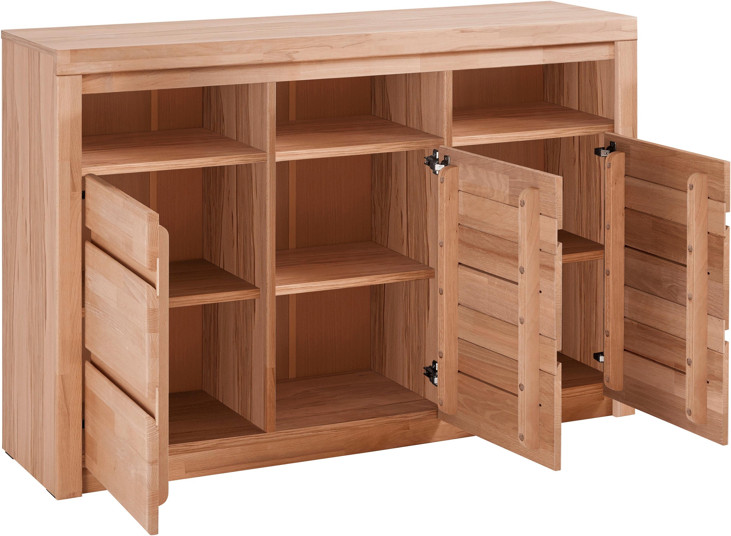 OTTO home Kommode "Silkeborg Fronten & Leisten aus Massivholz, Kospus aus M günstig online kaufen