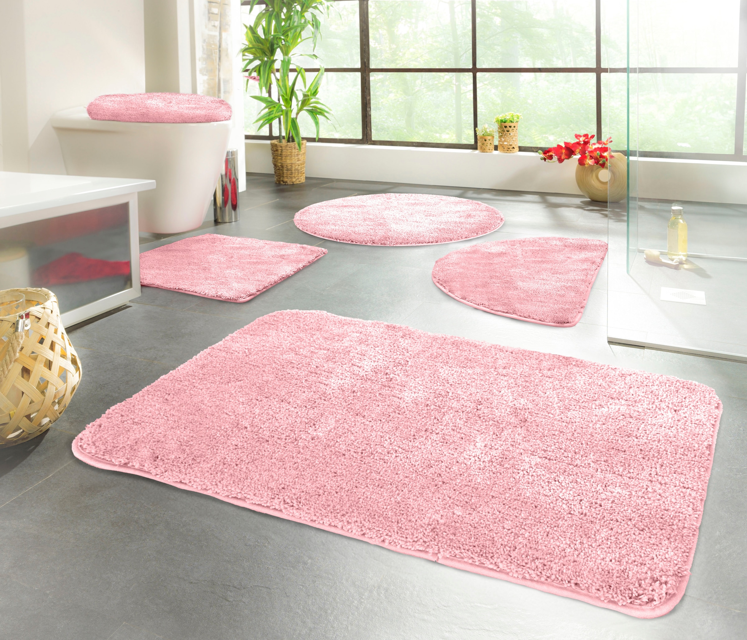 KiNZLER Badematte "Chaozhou" Höhe 20 mm rutschhemmend beschichtet fußbodenh günstig online kaufen