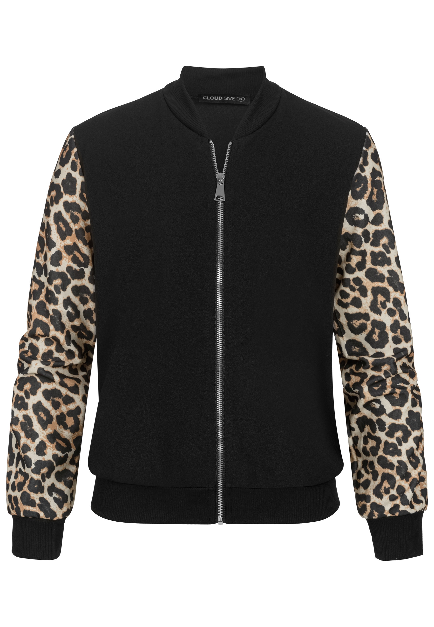 CLOUD 5IVE Bomberjacke "CLOUD 5IVE Bomber Jacket 2-Tone Leo Sleeve Print" 1 günstig online kaufen