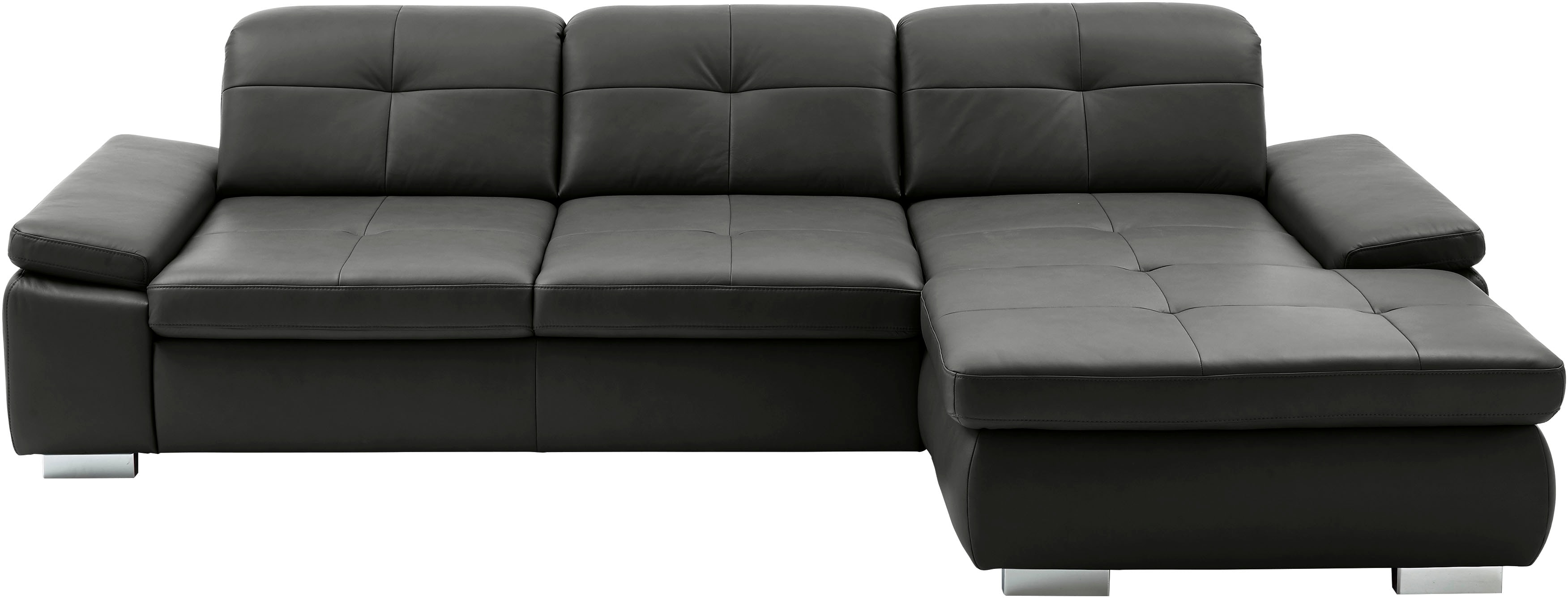 Die PlanBar Ecksofa "PN-IN16012 L-Form, Breite 309 cm" inkl. Sitztiefenverstellung, optional mit Kopfteilverstellung