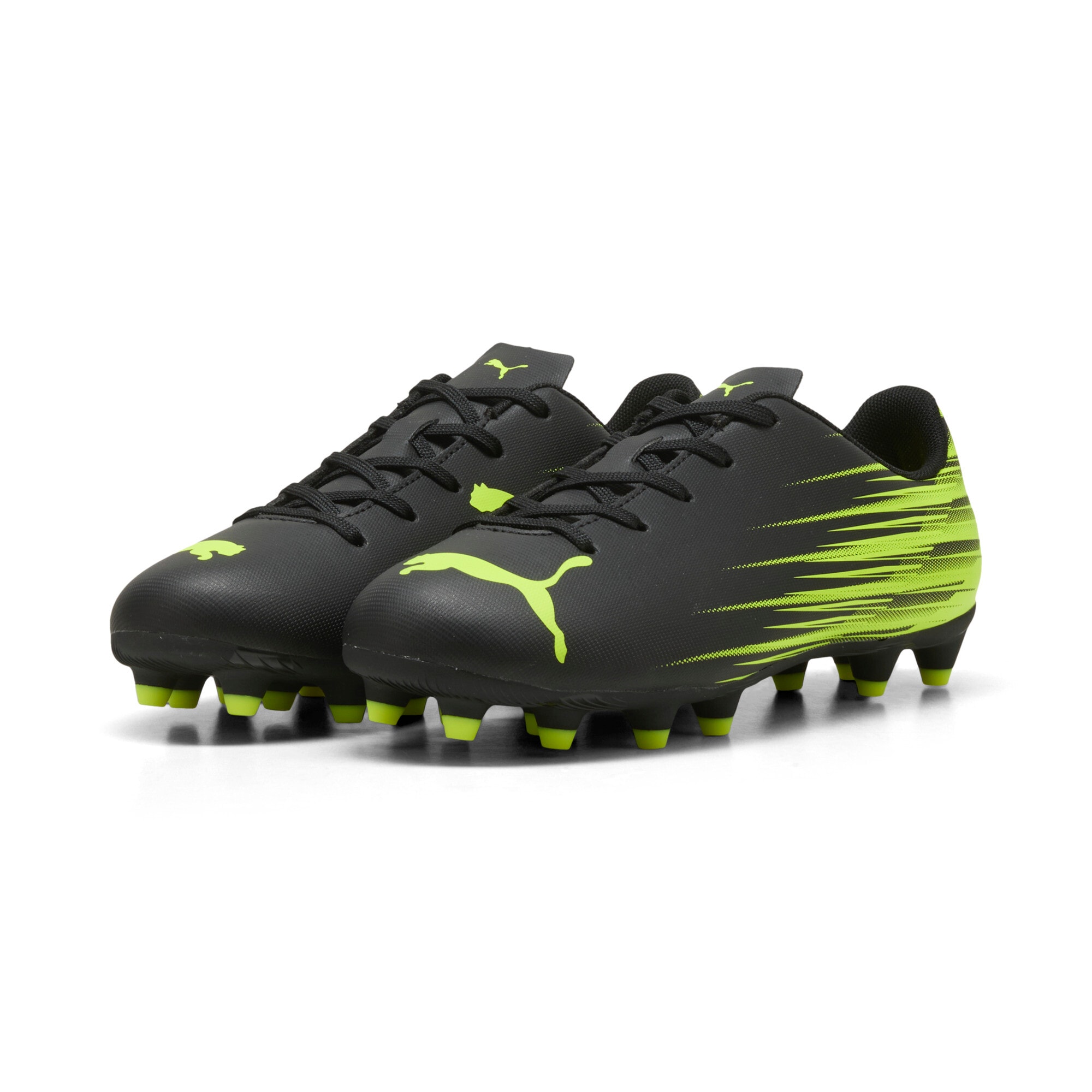 PUMA Fußballschuh "ATTACANTO II FGAG JR" mit Nockenprofil für Rasen- und Kunstrasenplätze, mit Schnürung