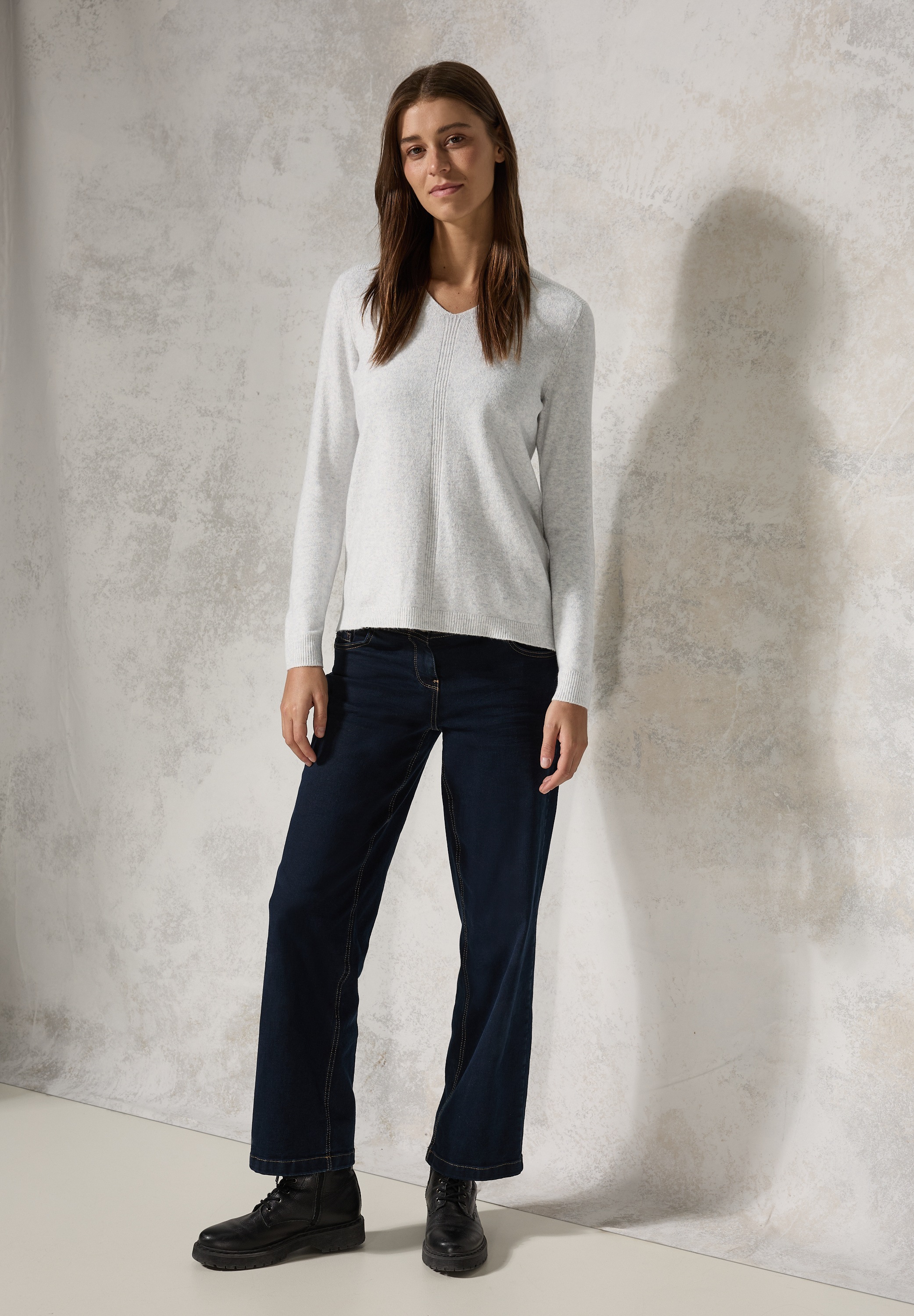 Cecil Strickpullover, mit Strick-Detail