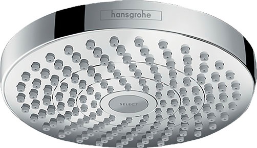 hansgrohe Regenduschkopf "Croma Select S", 180 2 Strahlarten, chrom