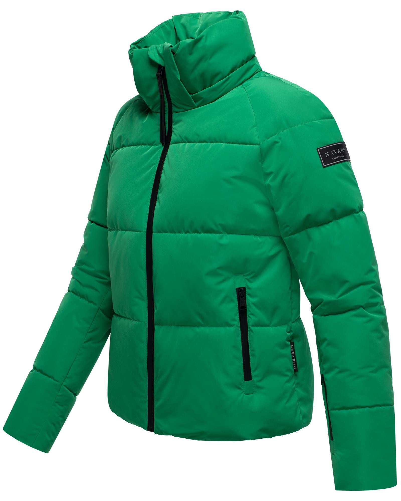 Navahoo Steppjacke »Frostherz XIV«, mit Kapuze, Kurze gesteppte Damen Winterjacke mit abnehmbarer Kapuze