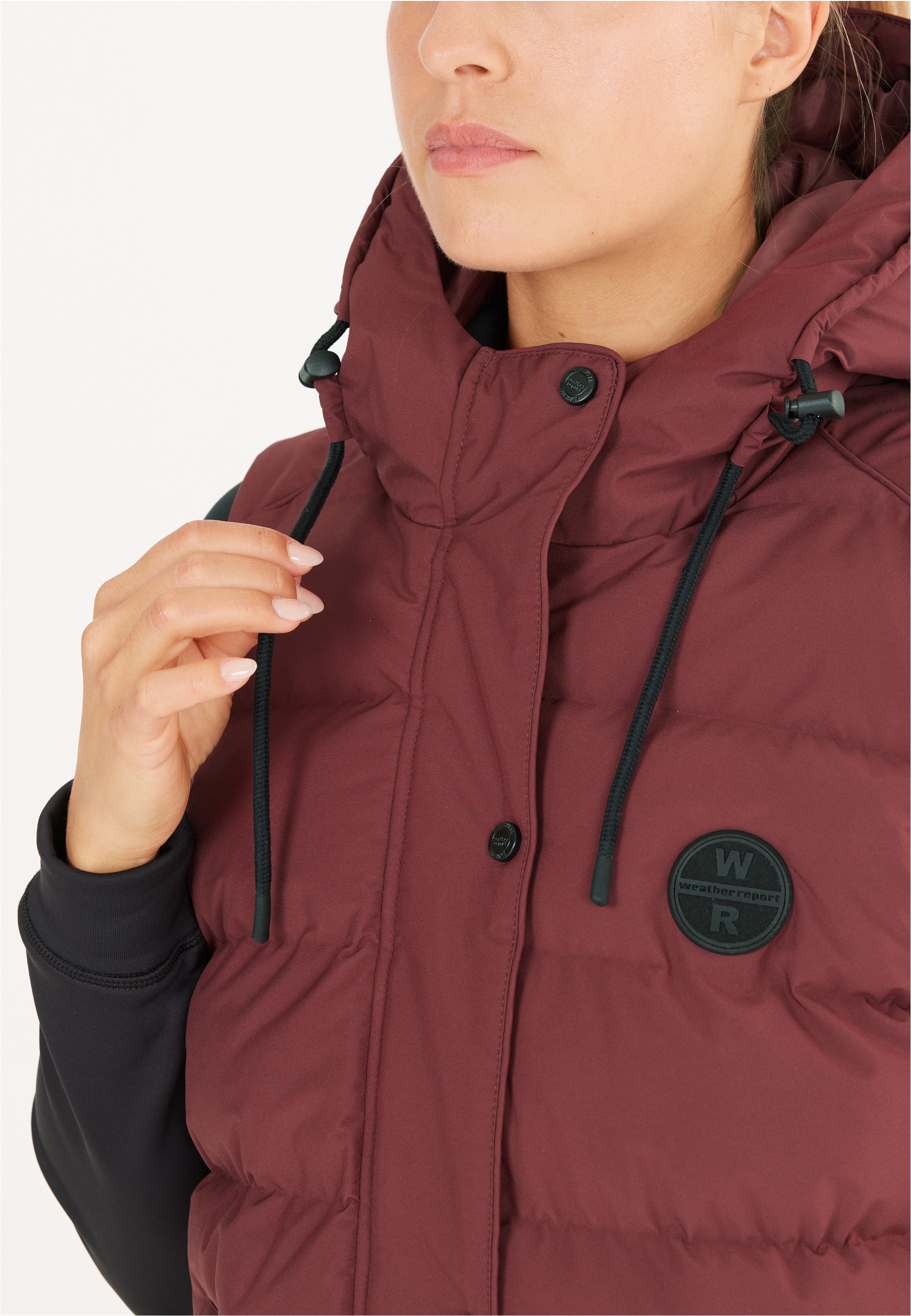 WEATHER REPORT Steppweste »Chief« mit langem Schnitt