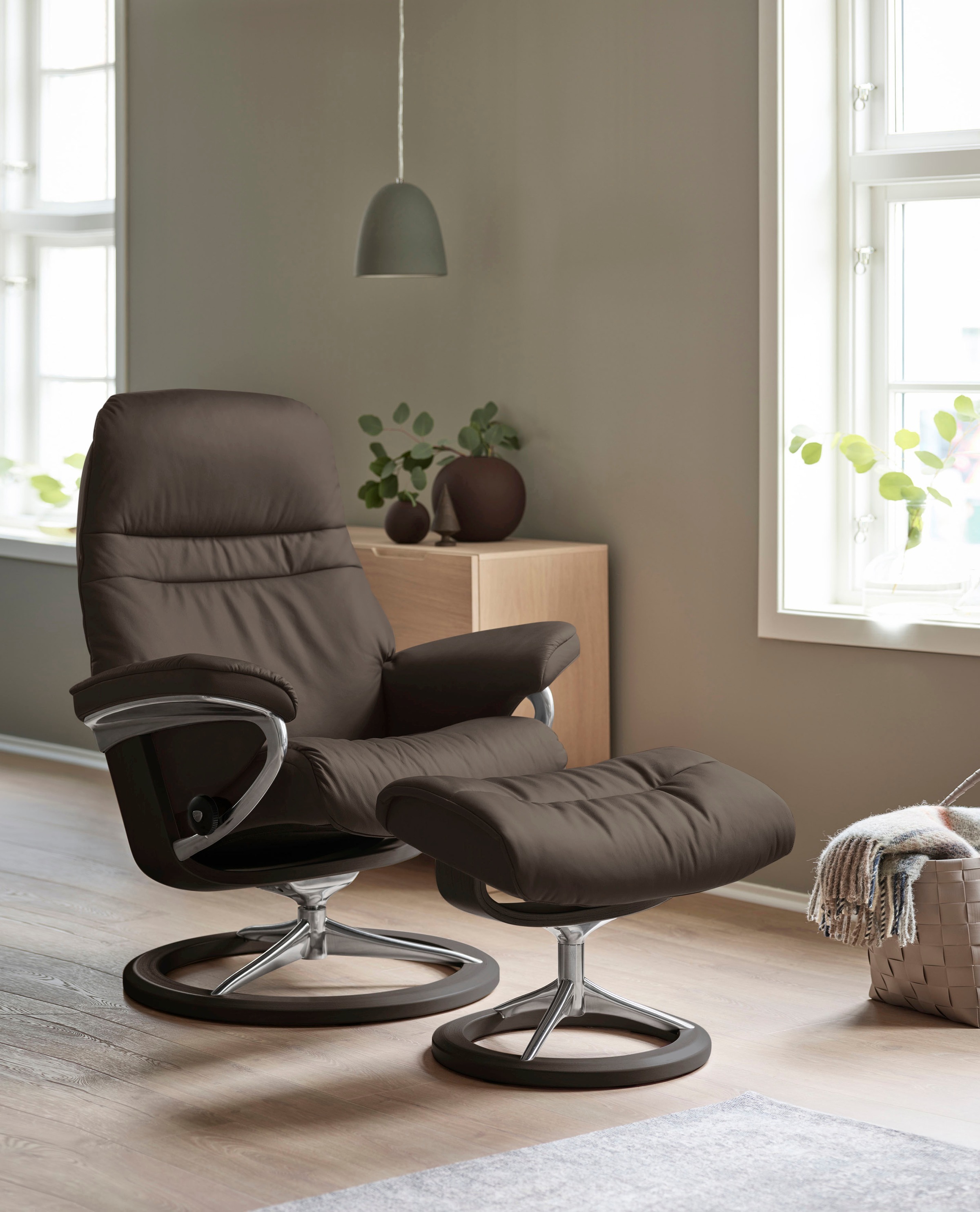 Stressless® Relaxsessel »Sunrise«, mit Signature Base, Größe S, Gestell Wenge