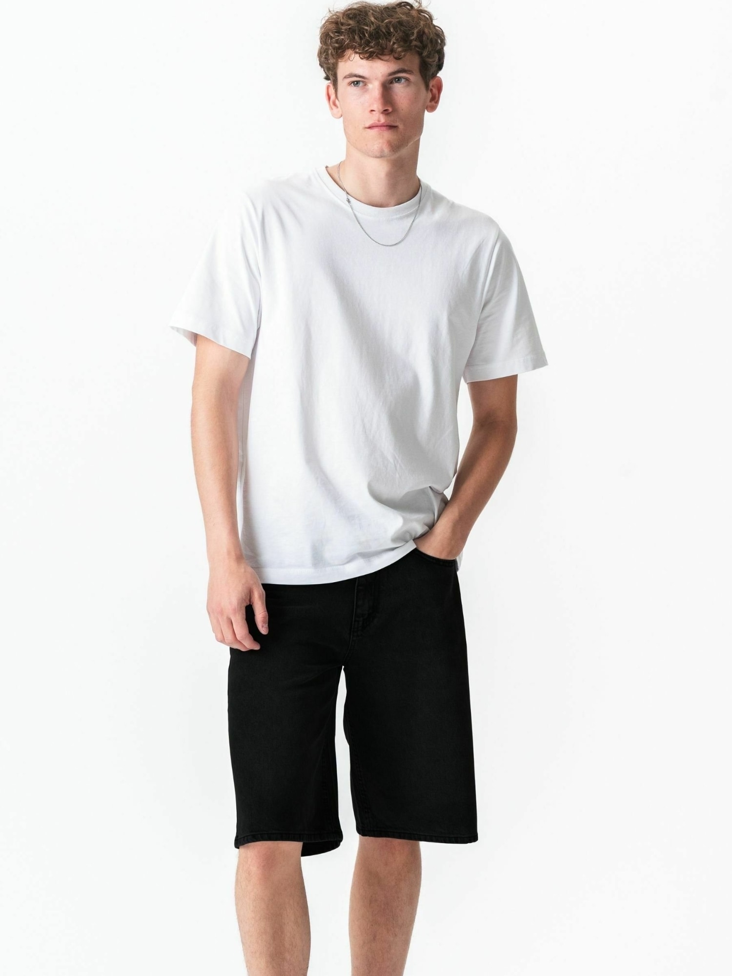 TeeShoppen Shorts "TEESHOPPEN Shorts Denim shorts"
