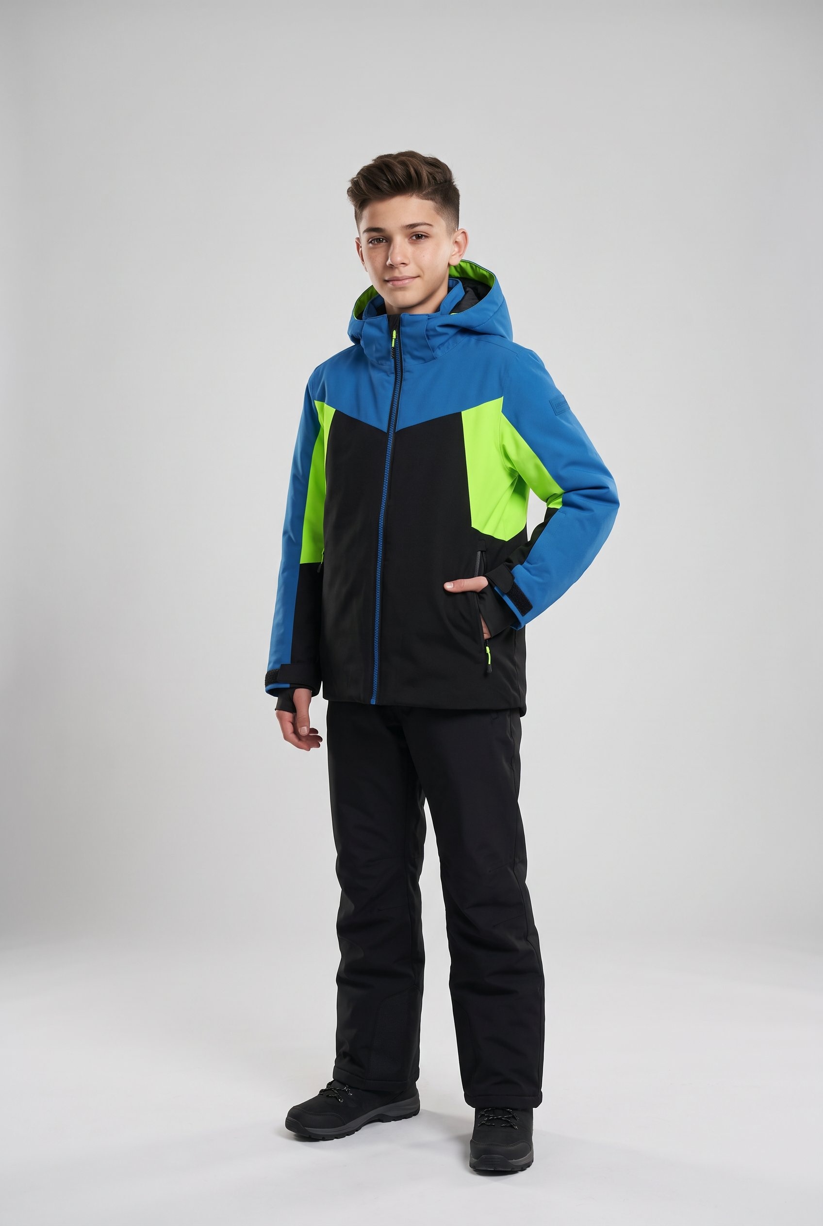 Icepeak Skijacke »ICEPEAK LANGDON JR« wasserabweisendes und windabweisendes Material, mit Reißverschluss