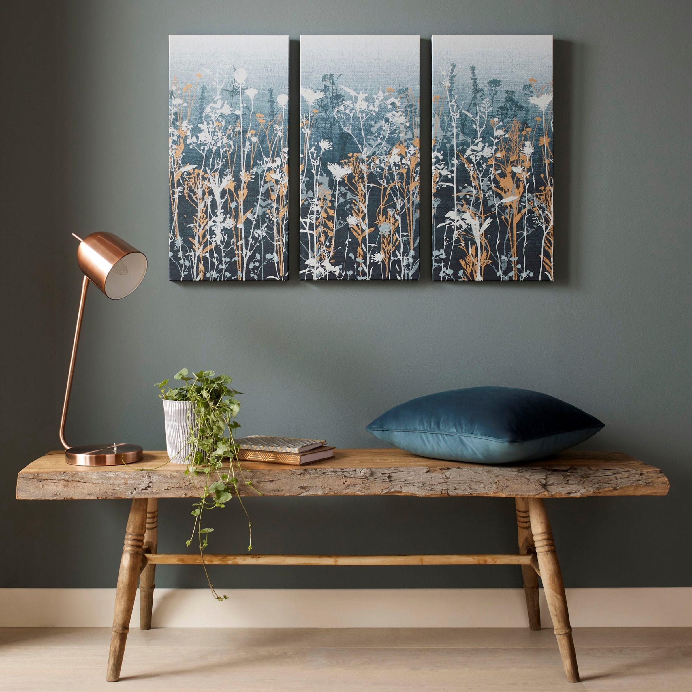 Art for the home Leinwandbild "Wildflower", Blumenwiese, (Set, 3 St.) günstig online kaufen