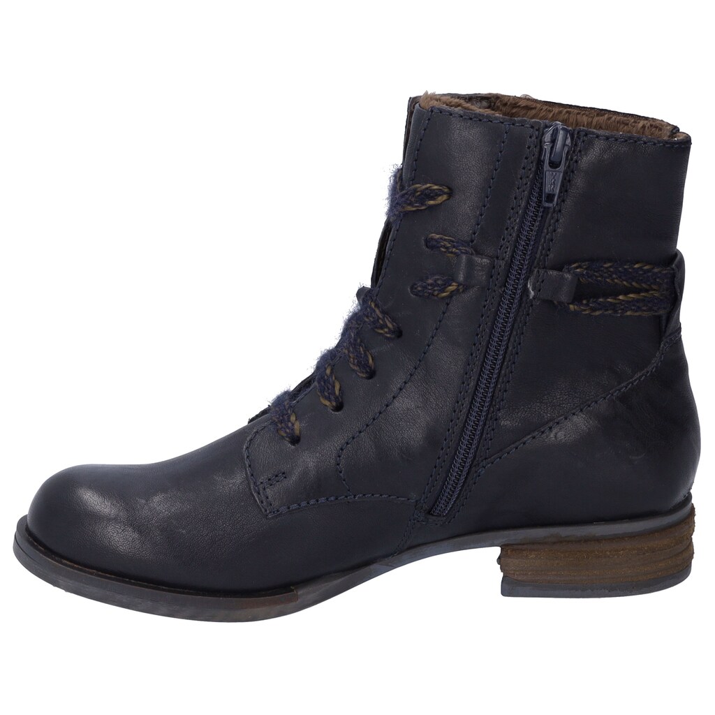Josef Seibel Schnürstiefel »Sanja 18«, mit Innenreißverschluss