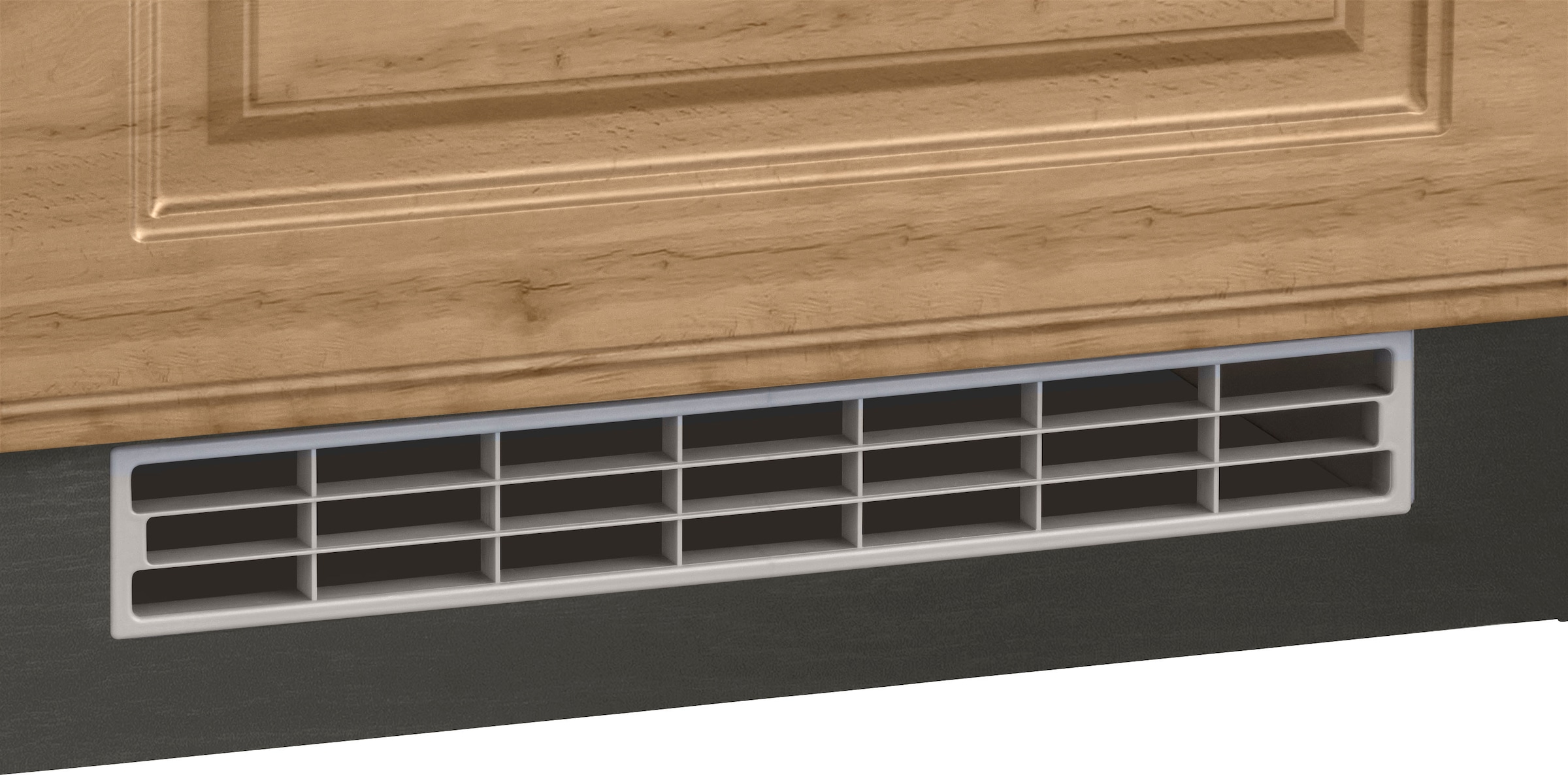 HELD MÖBEL Küchenzeile »Stockholm«, Breite 280 cm, mit hochwertigen MDF Fronten im Landhaus-Stil