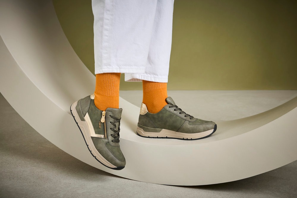Rieker Sneaker, Freizeitschuh, Schnürschuh, Halbschuh mit modischen Akzente günstig online kaufen