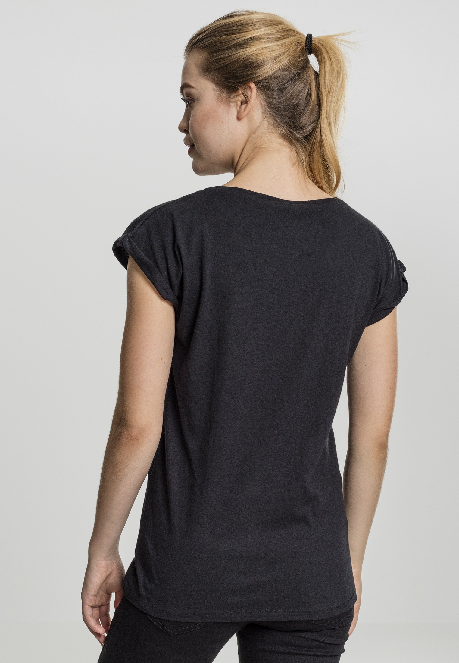 Merchcode T-Shirt »Damen Ladies Selena Gomez Black Gloves Tee«, (1 tlg.)