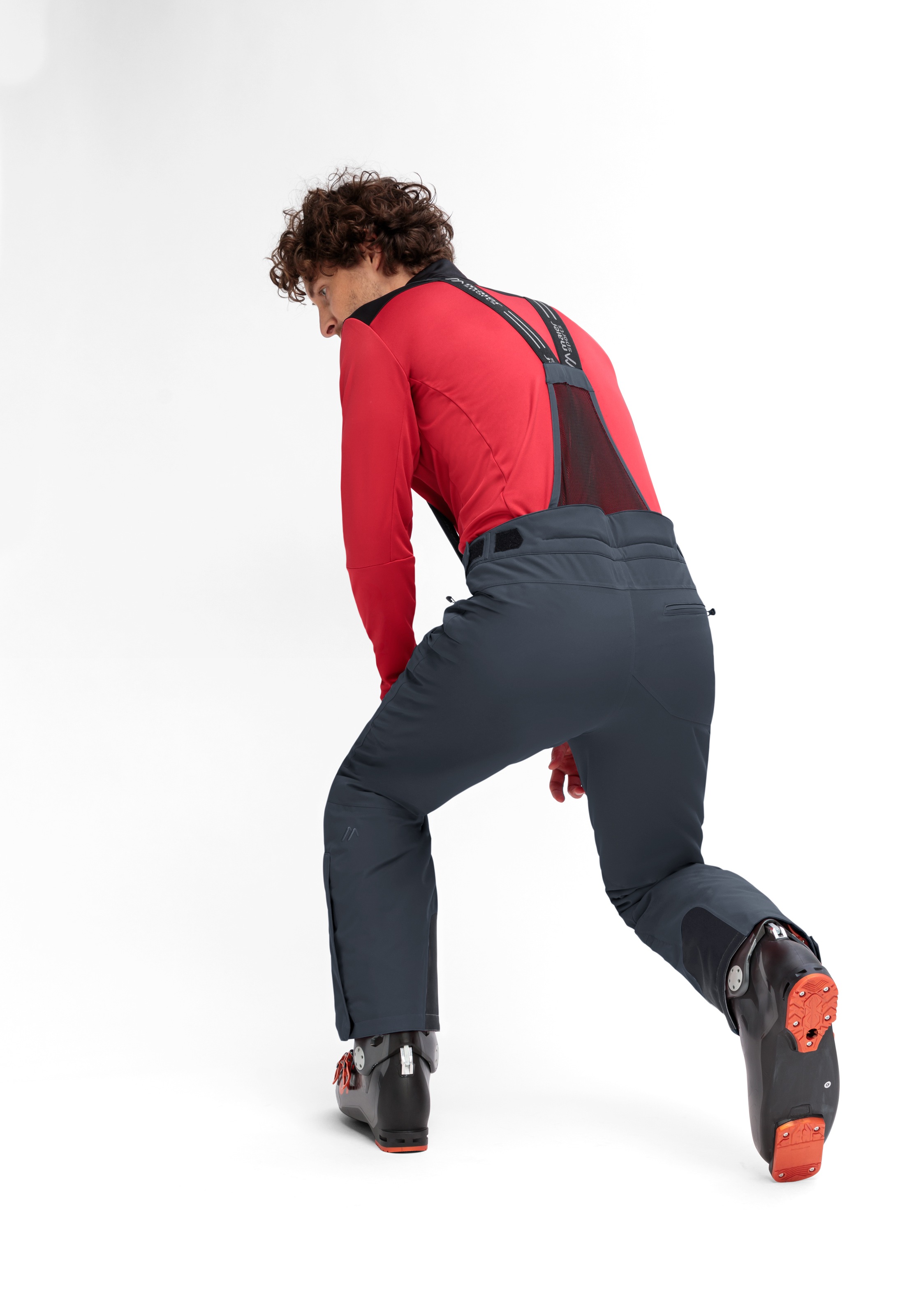 Maier Sports Skihose »Anton 2.1«, Herren Schneehose mit Hosenträgern, wind/wasserdicht, Regular Fit