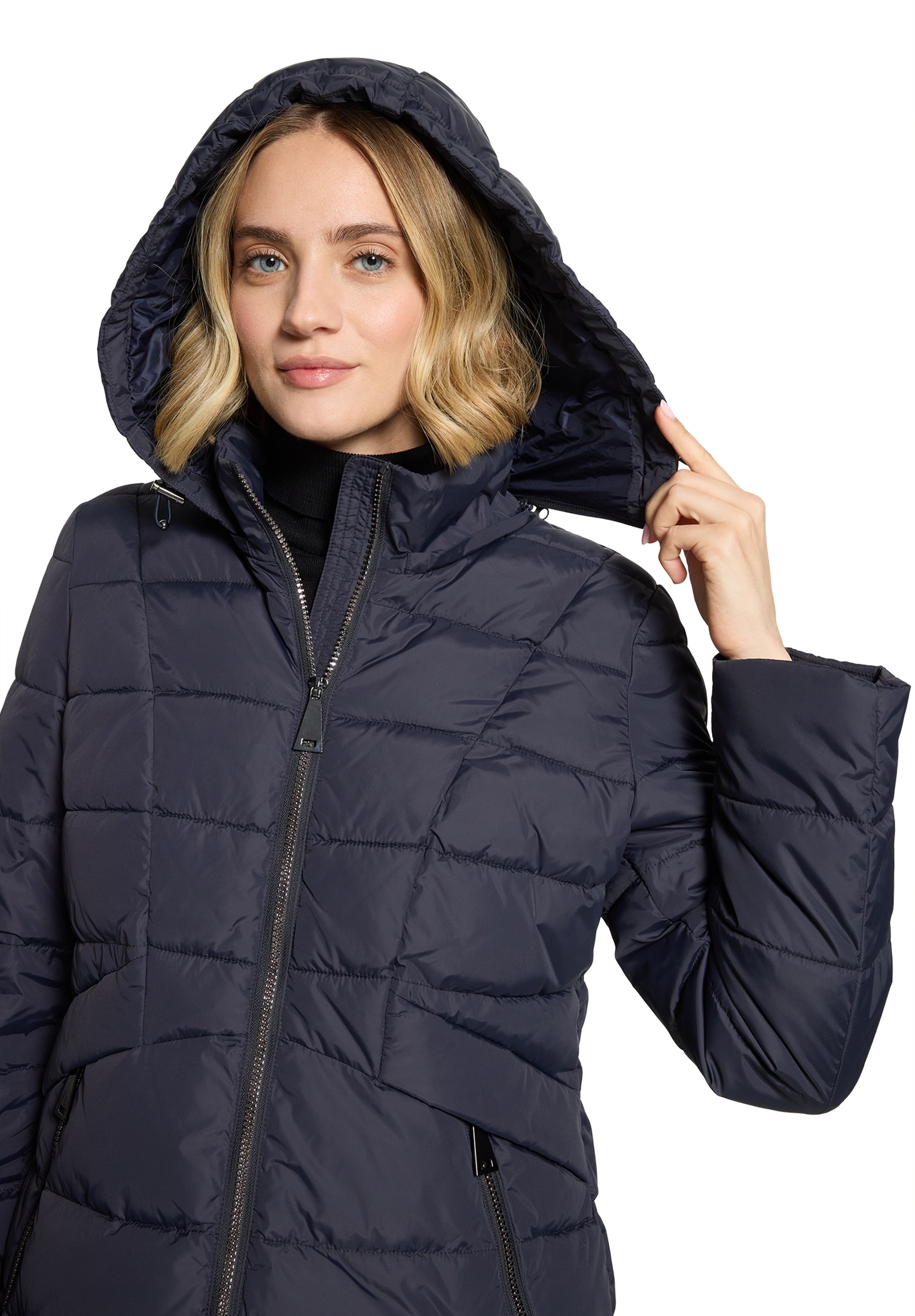 Betty Barclay Steppjacke mit Kapuze mit abnehmbarer Kapuze